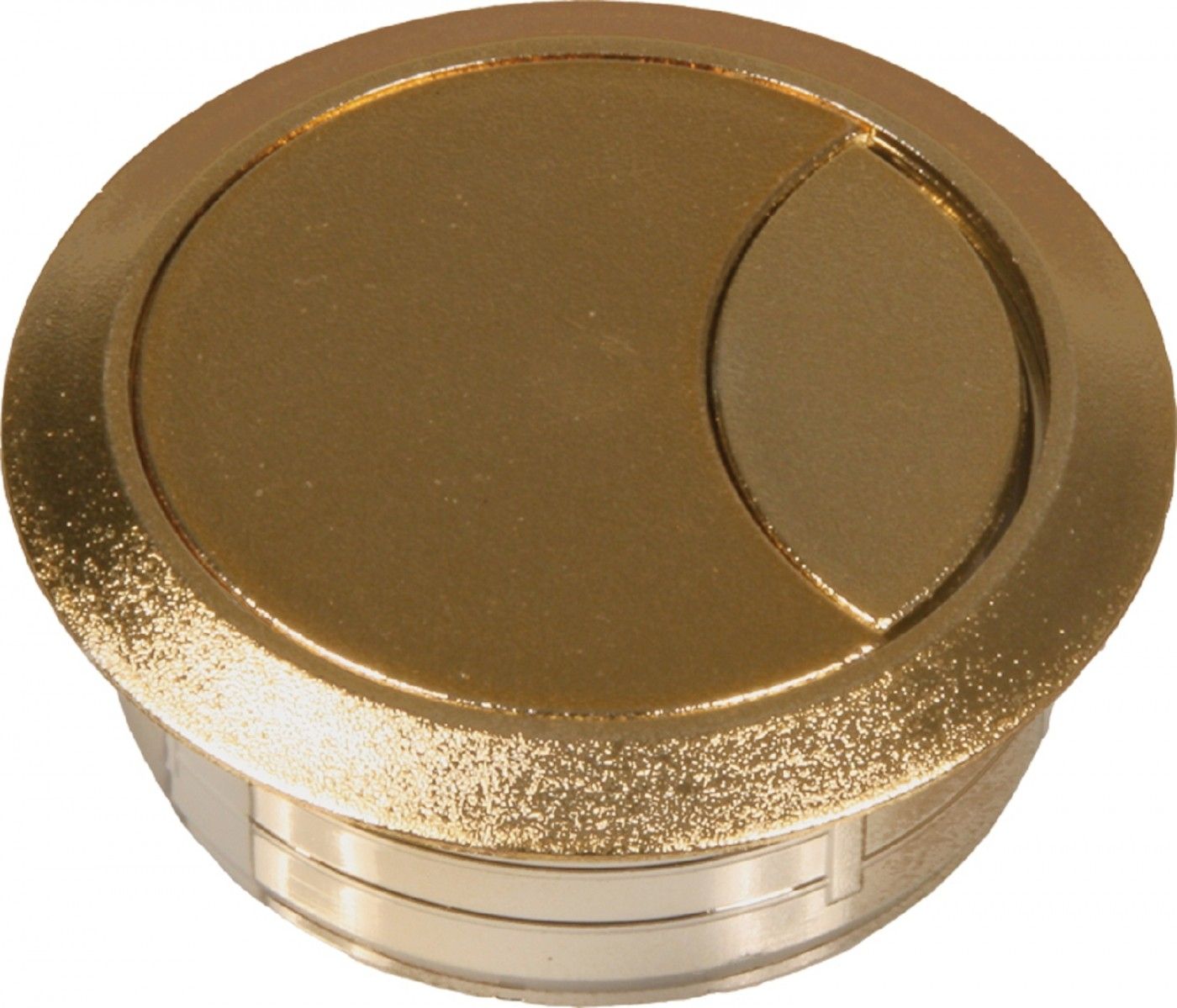 ToniTec Kabeldurchlass Kabeldose Kabeldurchführung Kunststoff 60 mm 80 mm Messing 80 mm, Band, Bronze, Band, Bronze, Band, Bronze