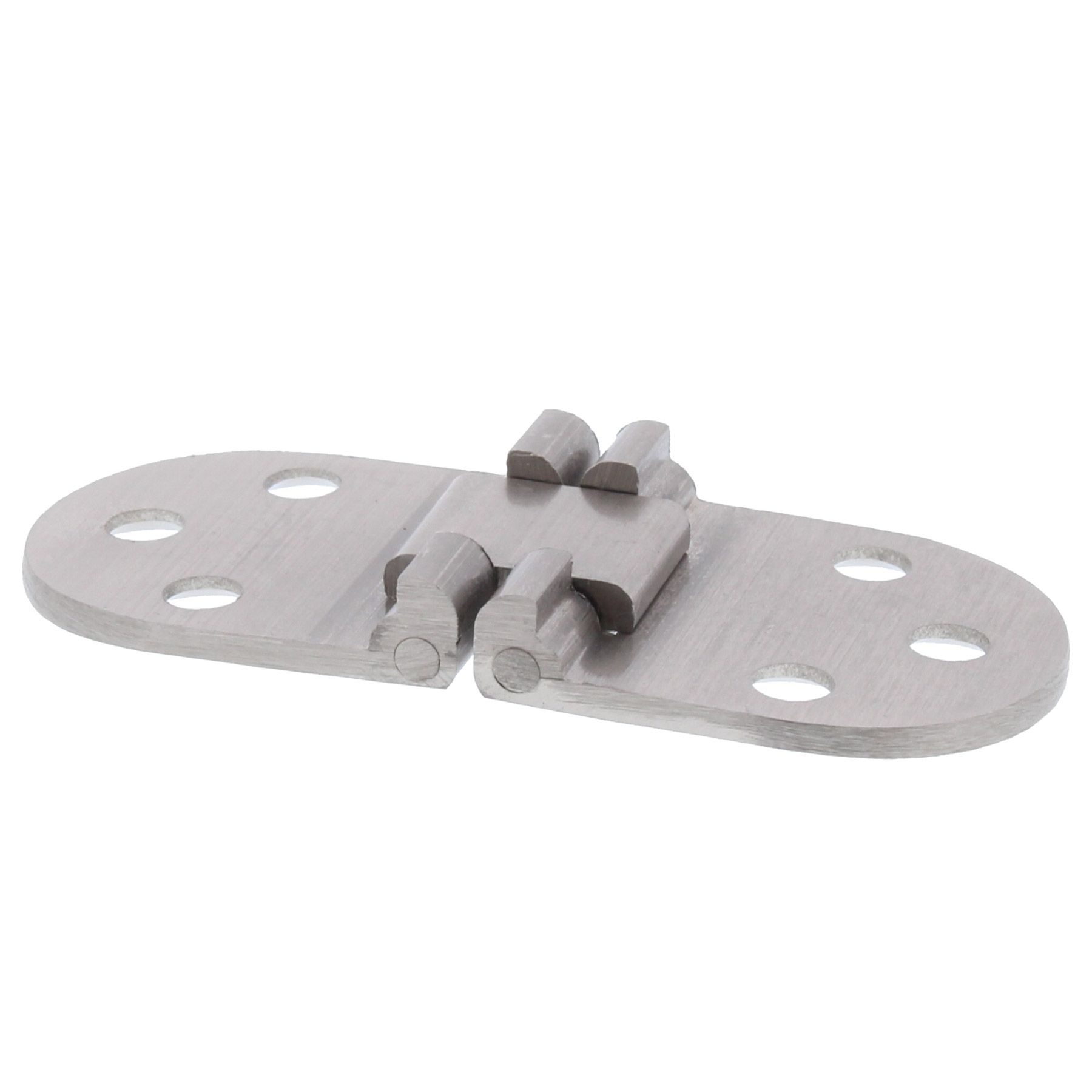 ToniTec® Tischscharnier TISCH SCHARNIERE 72X30 EDELSTAHL gebürstet