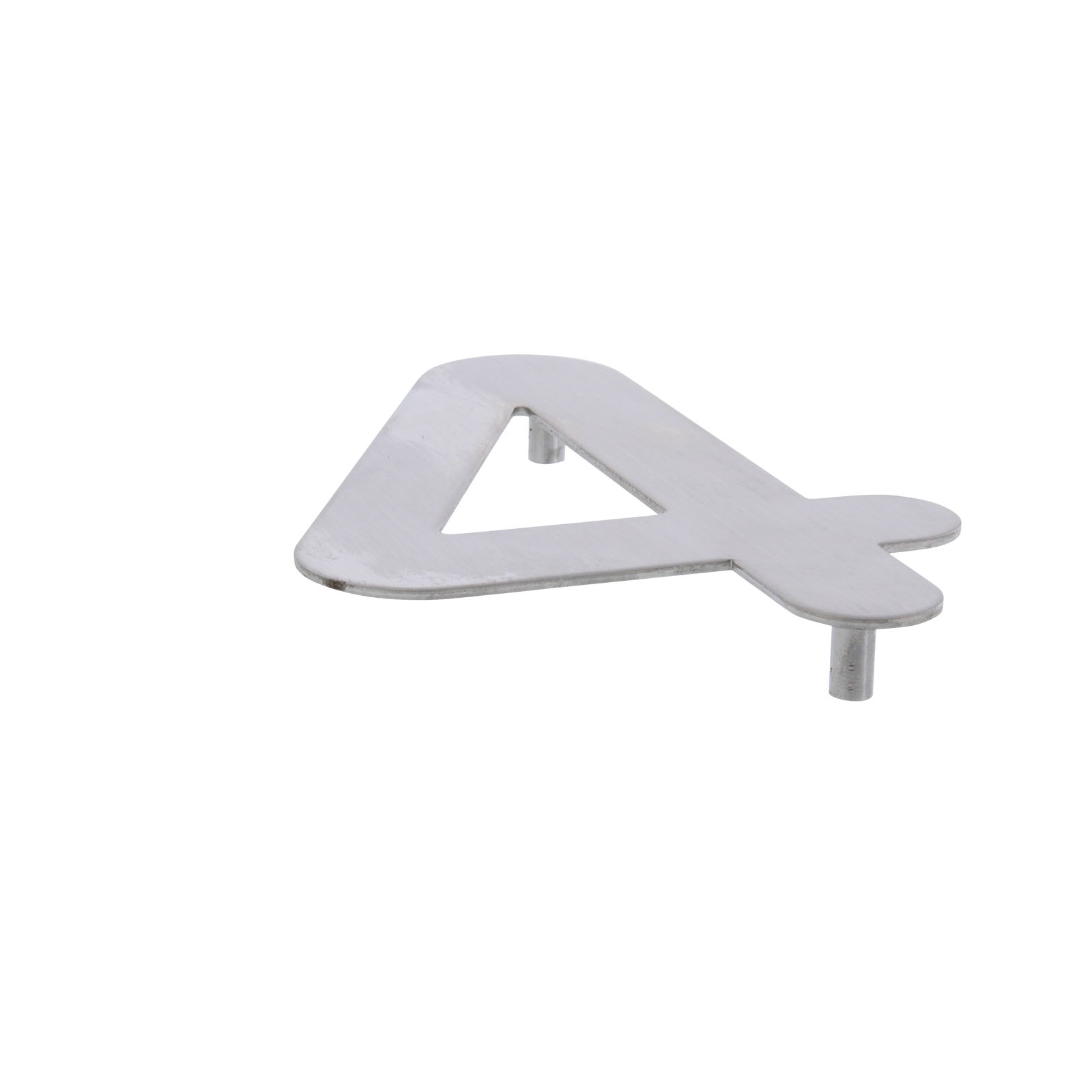 ToniTec Hausnummer "0" bis "9" Edelstahl fein matt 155mm Höhe 4