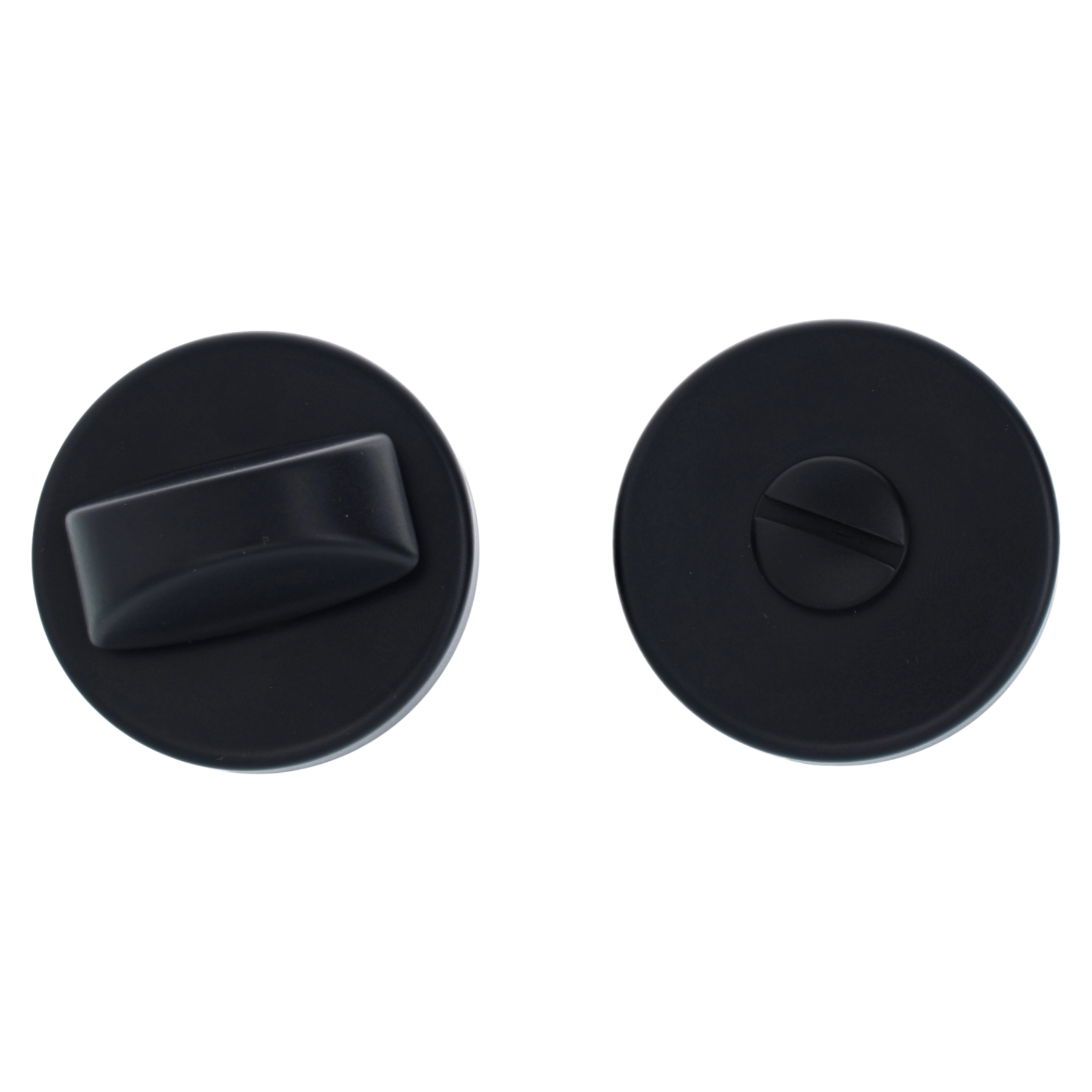 BLACK BEAUTY HOPPE Rosettengarnitur Hamburg 1700/42KB/42KBS SchnellstiftPlus Aluminium F9714M schwarz matt WC (Bad-Ausführung), Elektrisches Gerät, Schalter, Elektrisches Gerät, Schalter