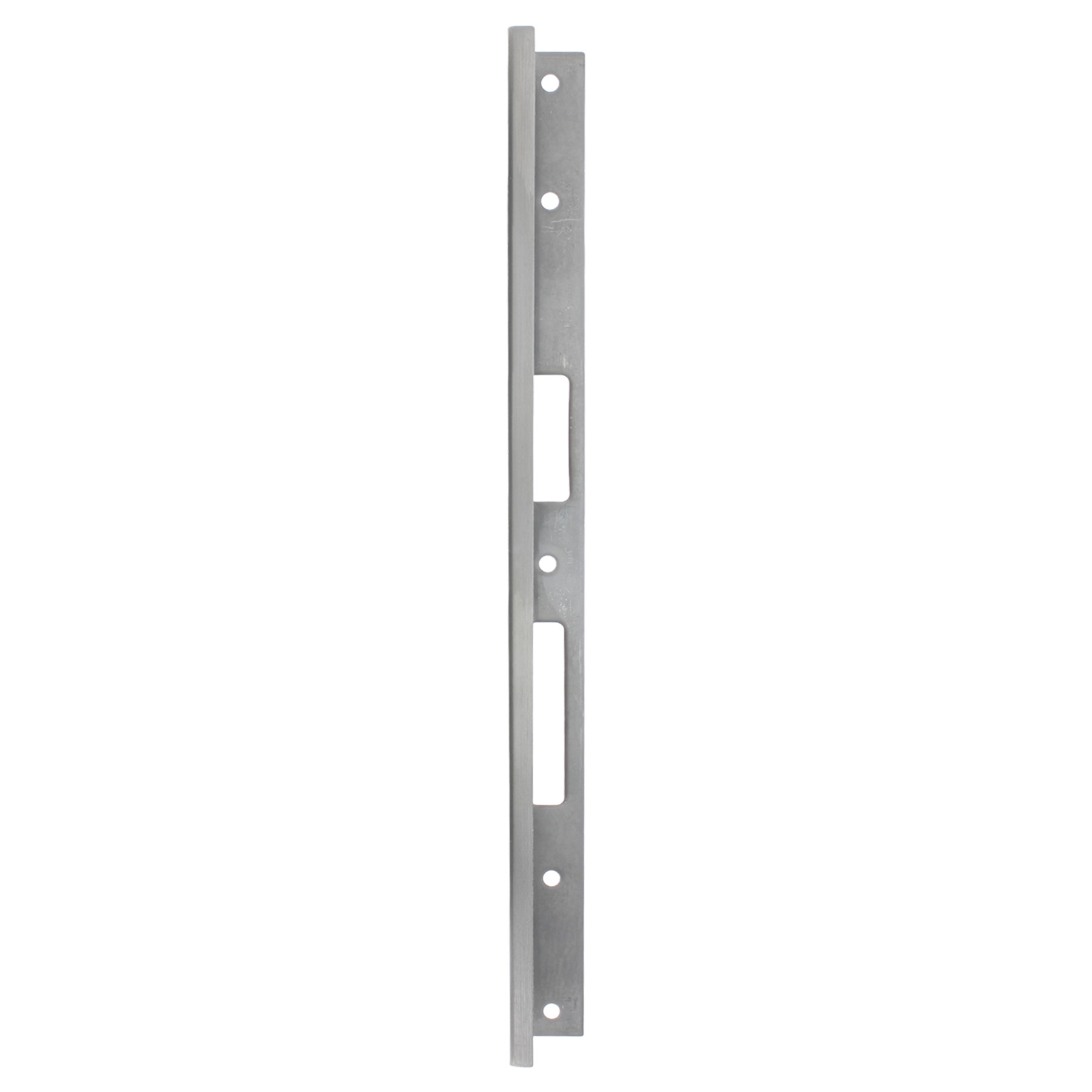FEPS Lock Winkelschließblech FE-RS005-LS für Reparatur Stahlzarge 33x2,5x3,6x0,85 cm Edelstahl gebürstet DIN links, Aluminium, Griff