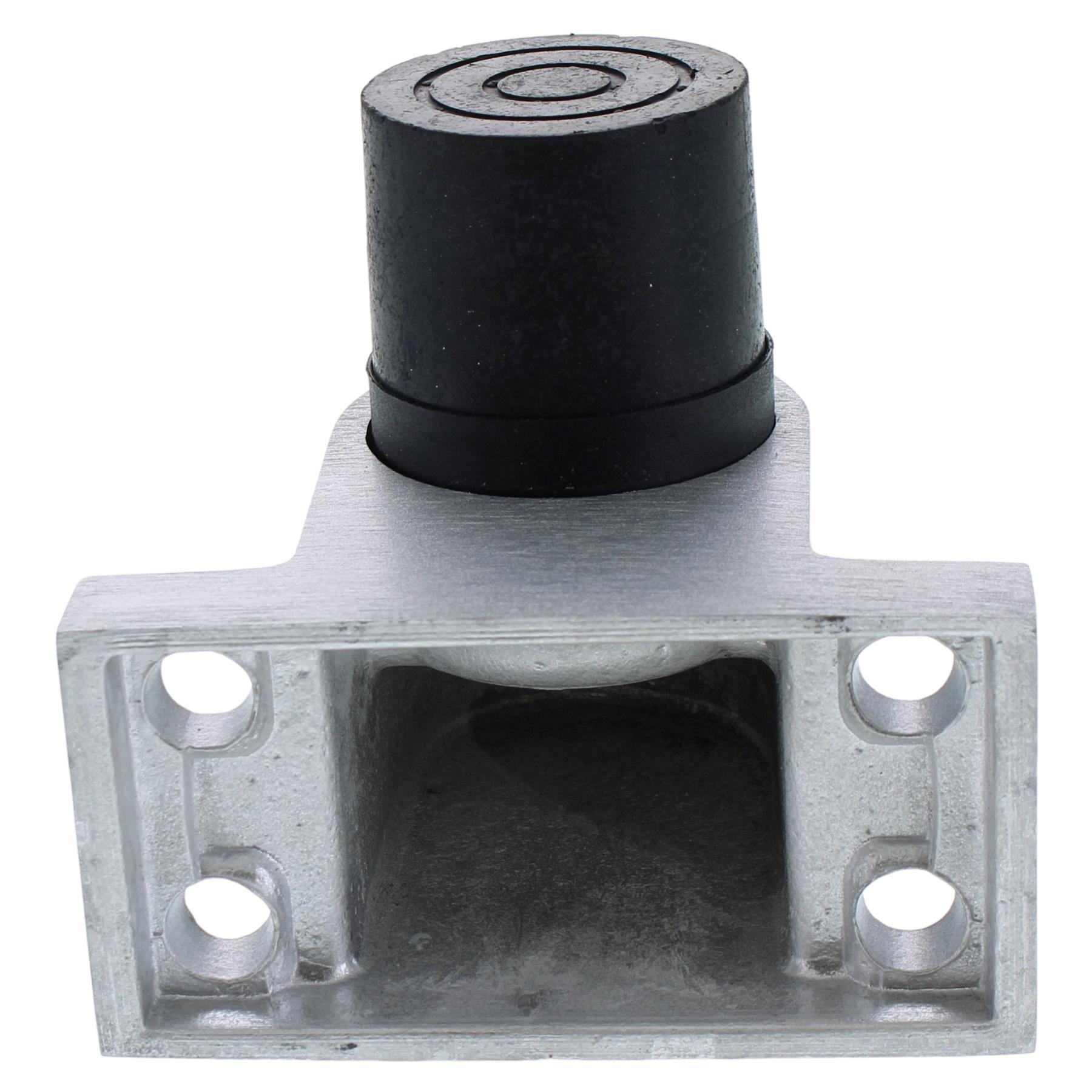 KWS Türstopper Boden 2024 Türpuffer zum Anschrauben silberfarbig