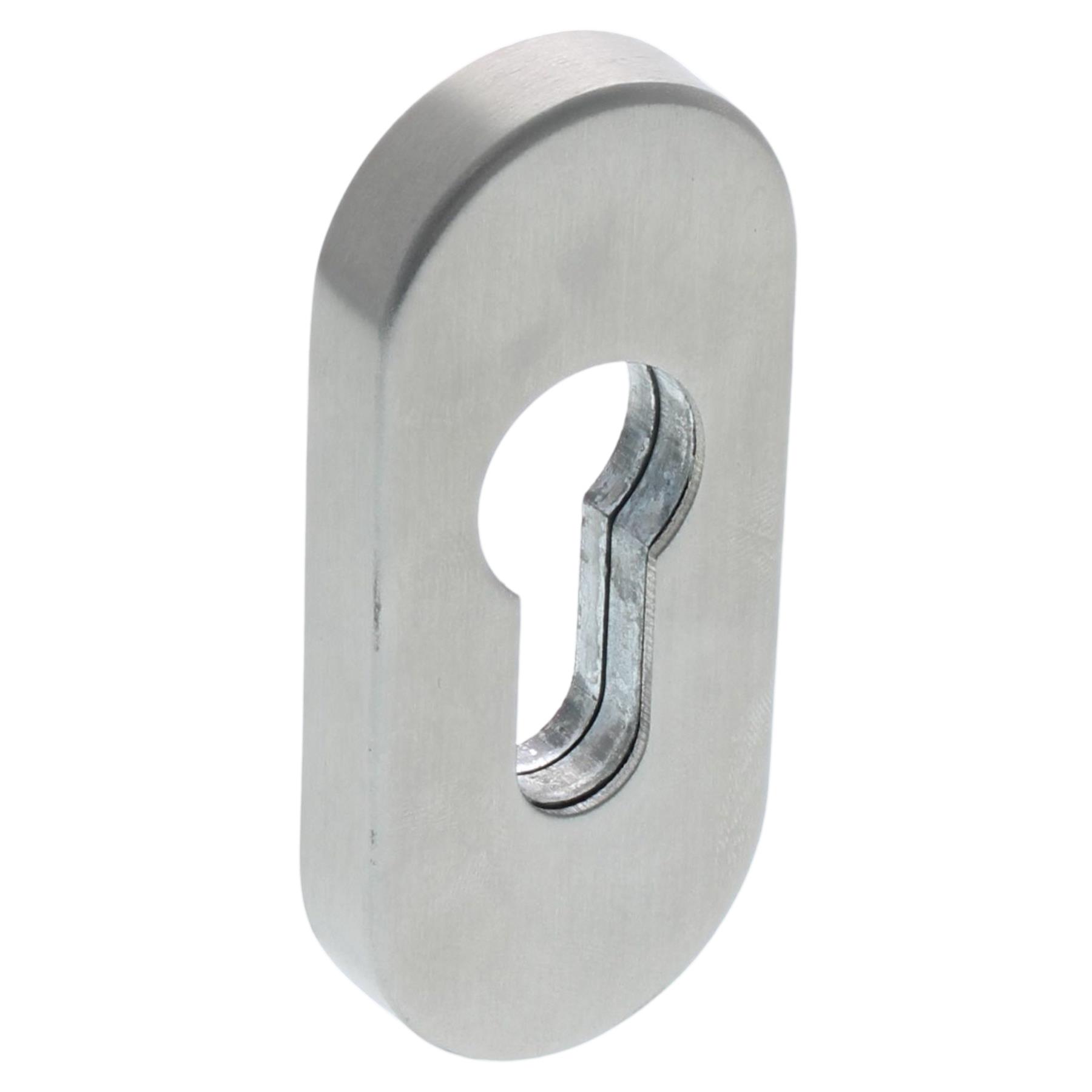 ToniTec® Schutzrosette Schieberosette Edelstahl Oval Rosette 9 mm, Gerät