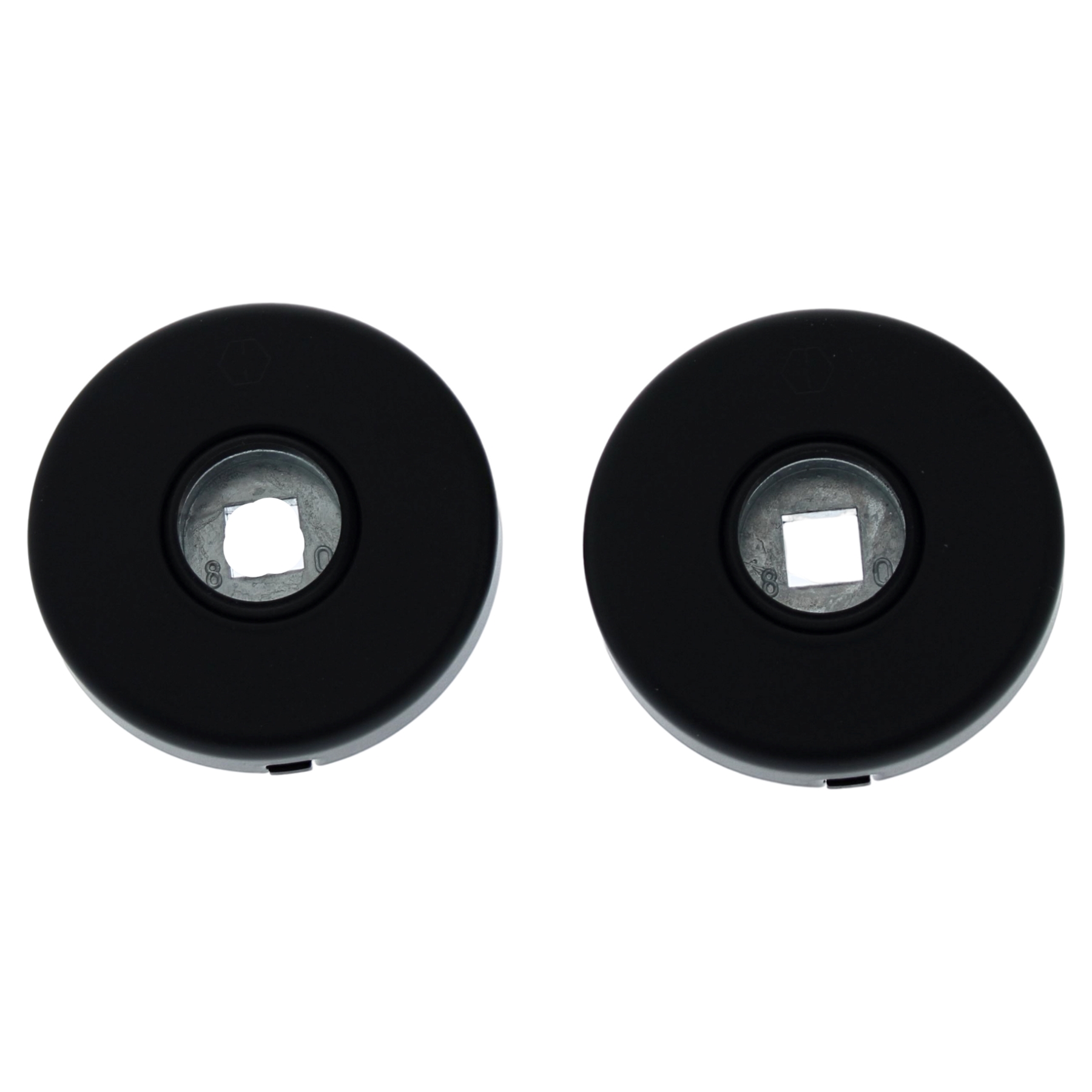 BLACK BEAUTY HOPPE Rosettengarnitur Hamburg 1700/42KB/42KBS SchnellstiftPlus Aluminium F9714M schwarz matt BB (Buntbart), Elektronik, Sprecher, Elektronik, Sprecher