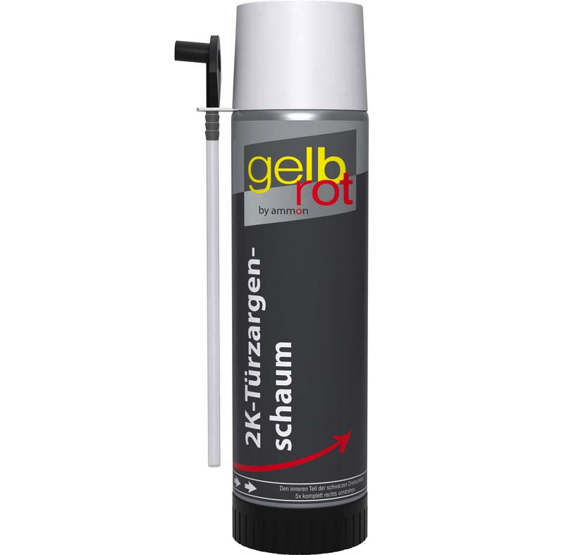 [MHD] gelbrot 2K Türzargenschaum B2 mit Adapter 400 ml grün, Flasche