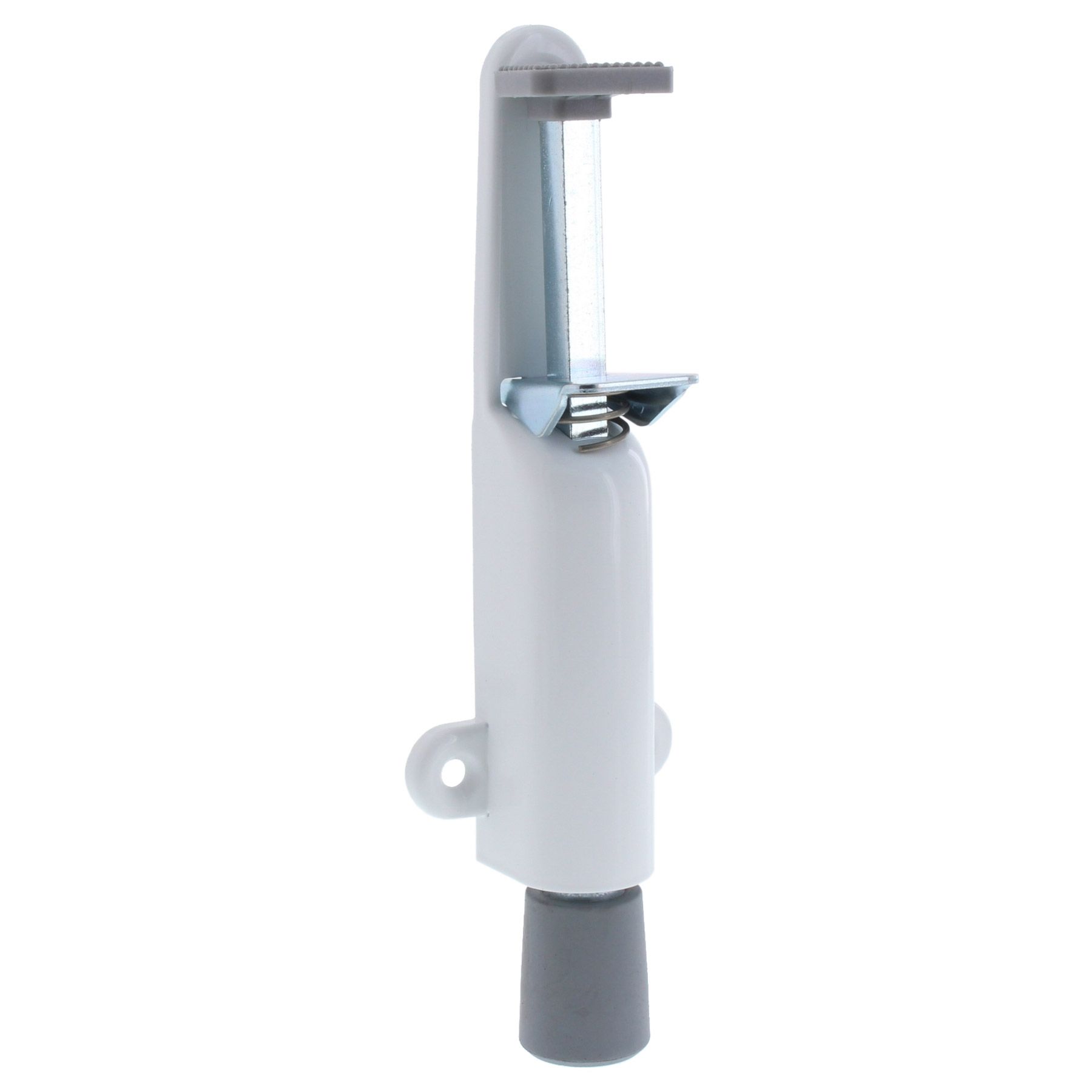 KWS Türfeststeller Türstopper 1028 silber weiß 50 mm Hub Weiß (RAL9016), Gerät, Gerät