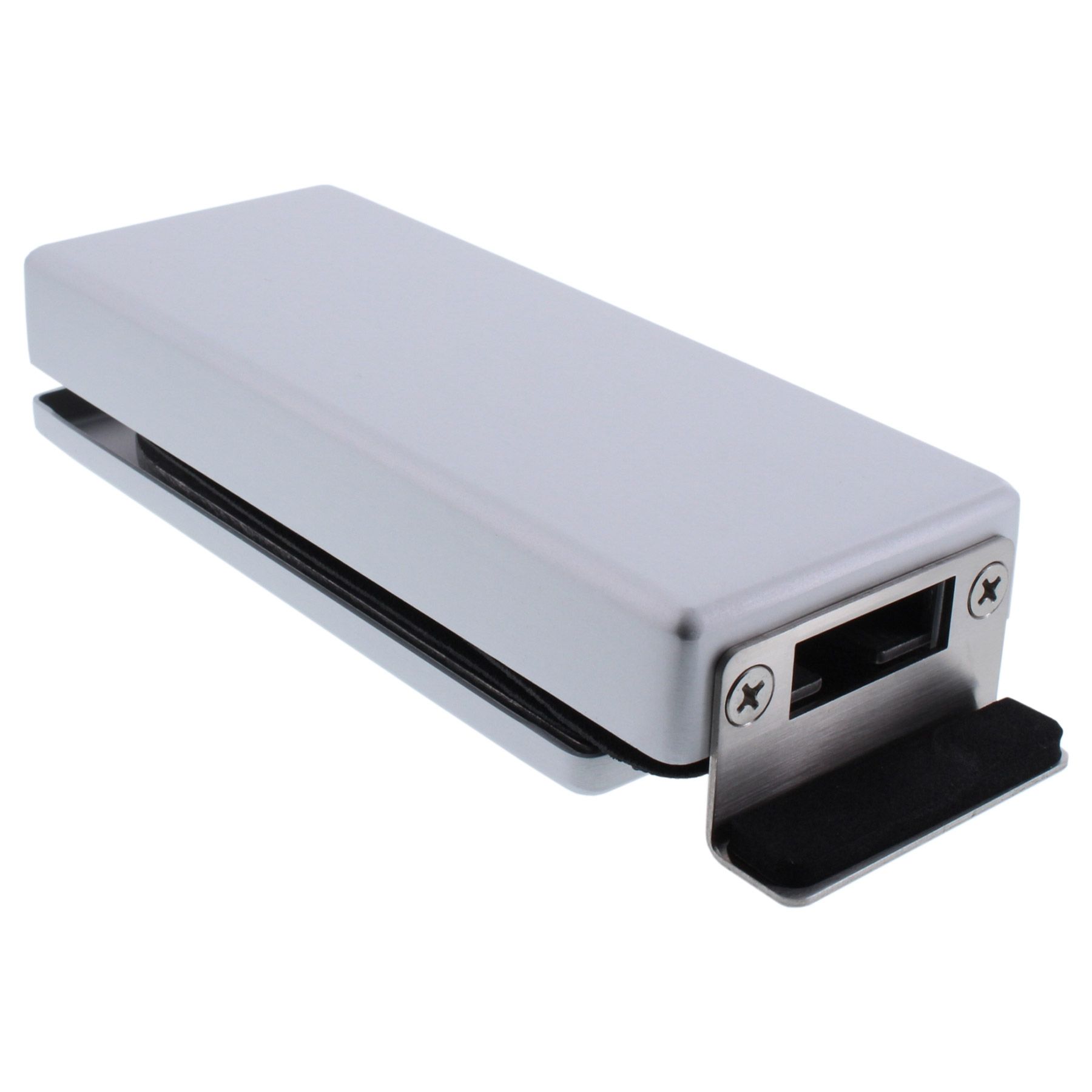 HERMAT Glastür-Gegenkasten "Genova" 6084 F1 Silber, Adapter, Elektronik, Computer-Ausrüstung, Computerausrüstung