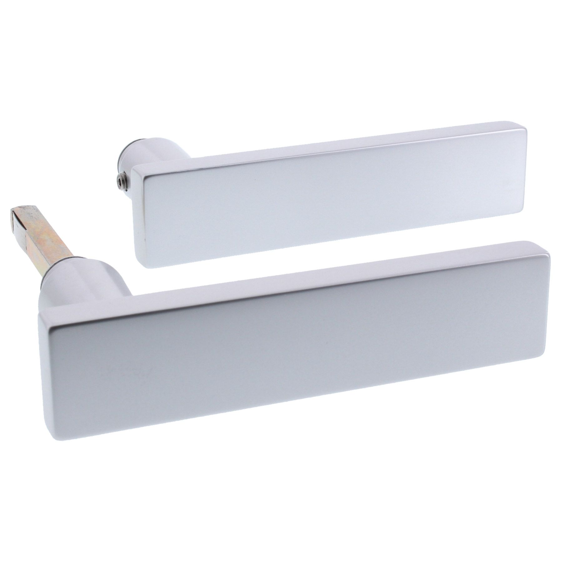 FSB Türdrückerpaar 1003/ 8 mm F1 Aluminium Silber, Griff, Adapter, Elektronik