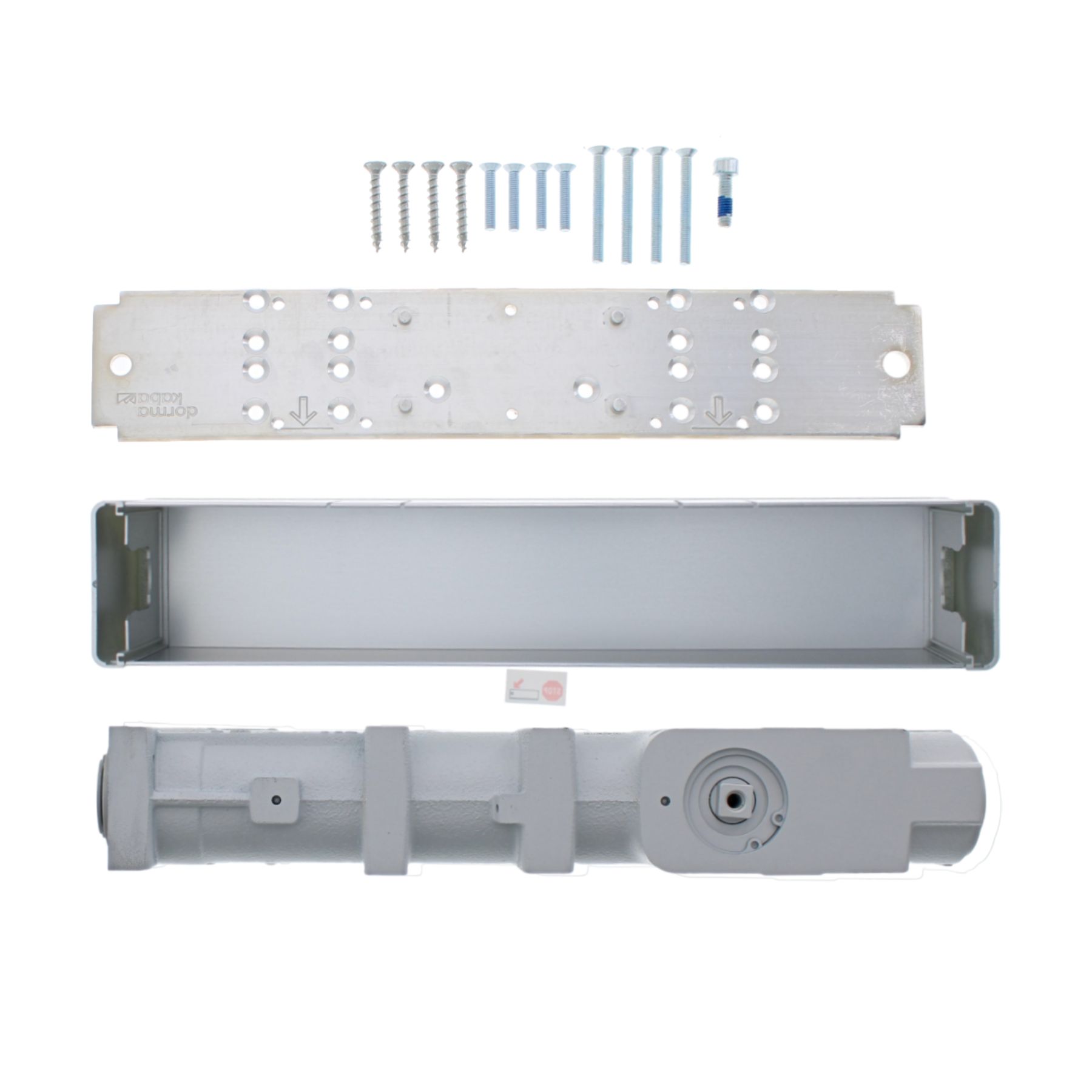 Dormakaba TS 98 1-6 2S Türschließer ohne Gleitschiene ÖD/SV XEA Silberfarbig, Elektronik