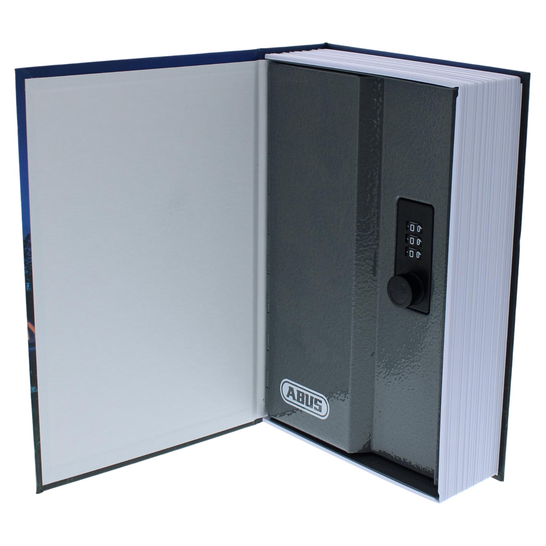 ABUS Book Safe Buchtresor Hardcover Buch mit Zahlenkombination, Sicher, Postfach