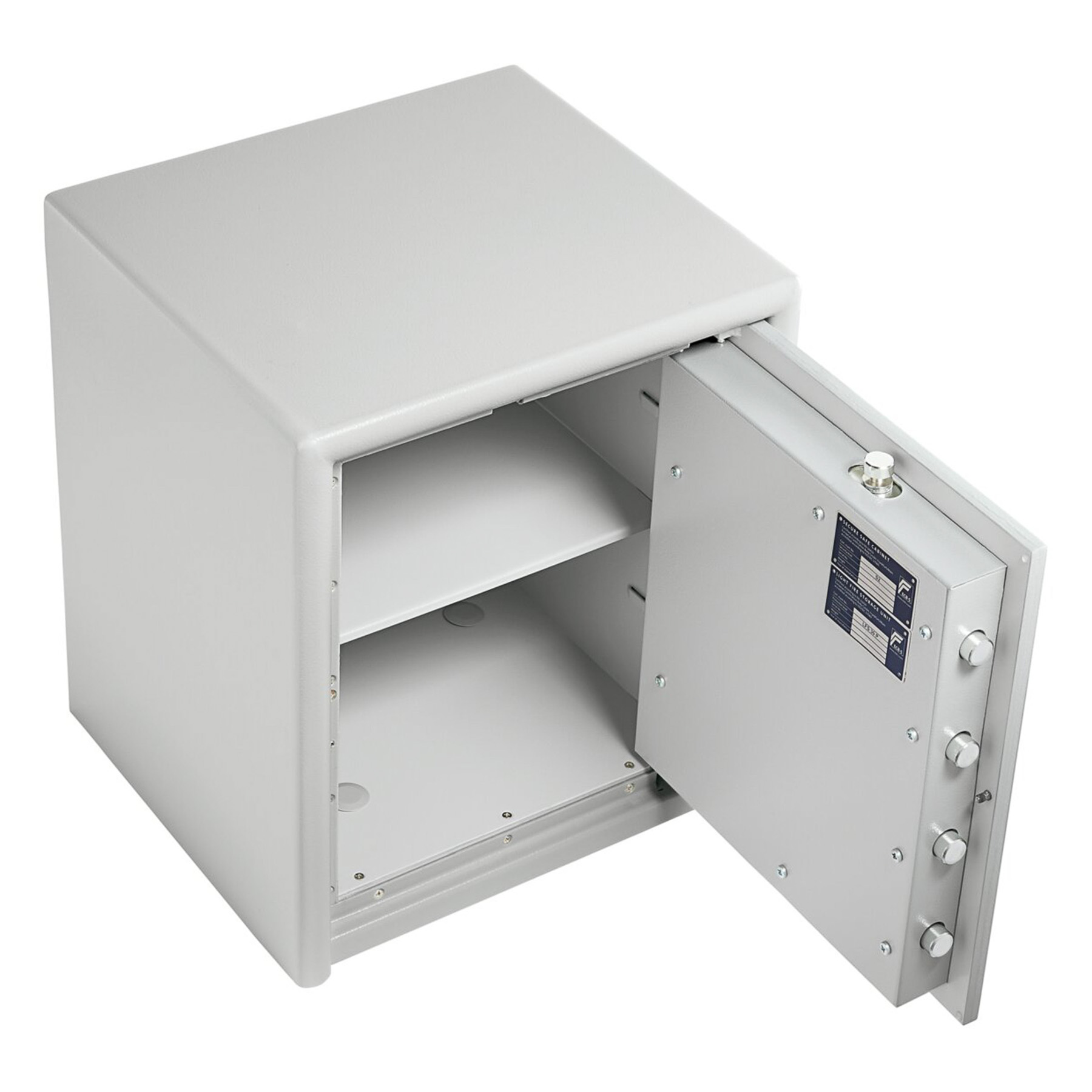 BURG-WÄCHTER Sicherheitsschrank Dual-Safe Möbeltresor Bundle inkl. Innenausstattung DS 445 E FP mit Zahlencode und Fingerprint, Sicher, Postfach