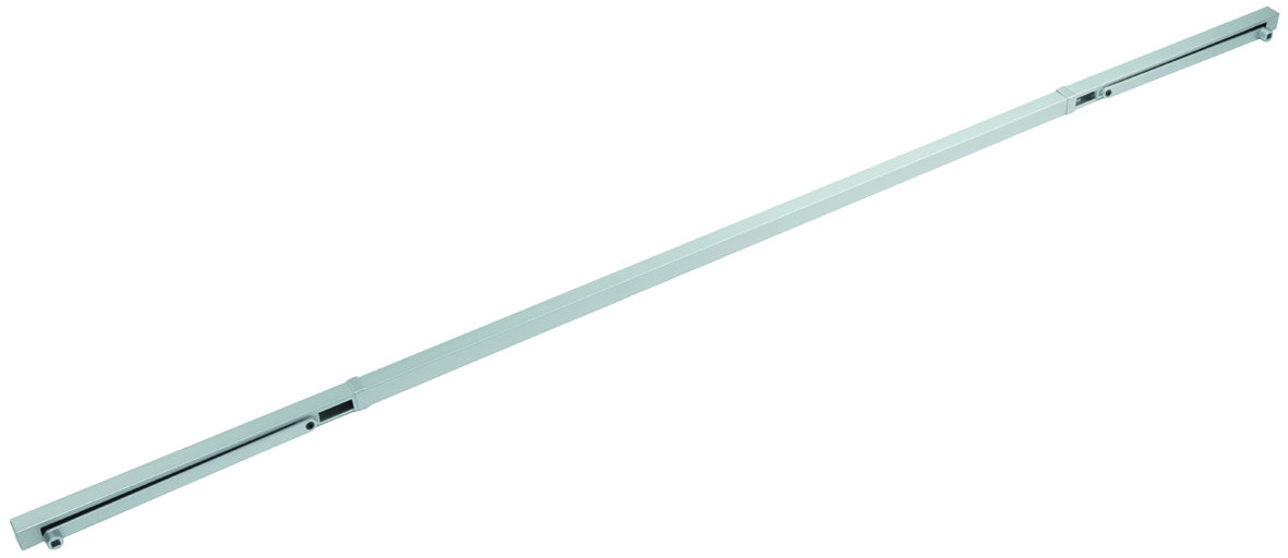 Dorma Gleitschienenschließfolgereglerset 2 flg GSR-EMF2/V silber Contur Design, Handlauf, Aluminium