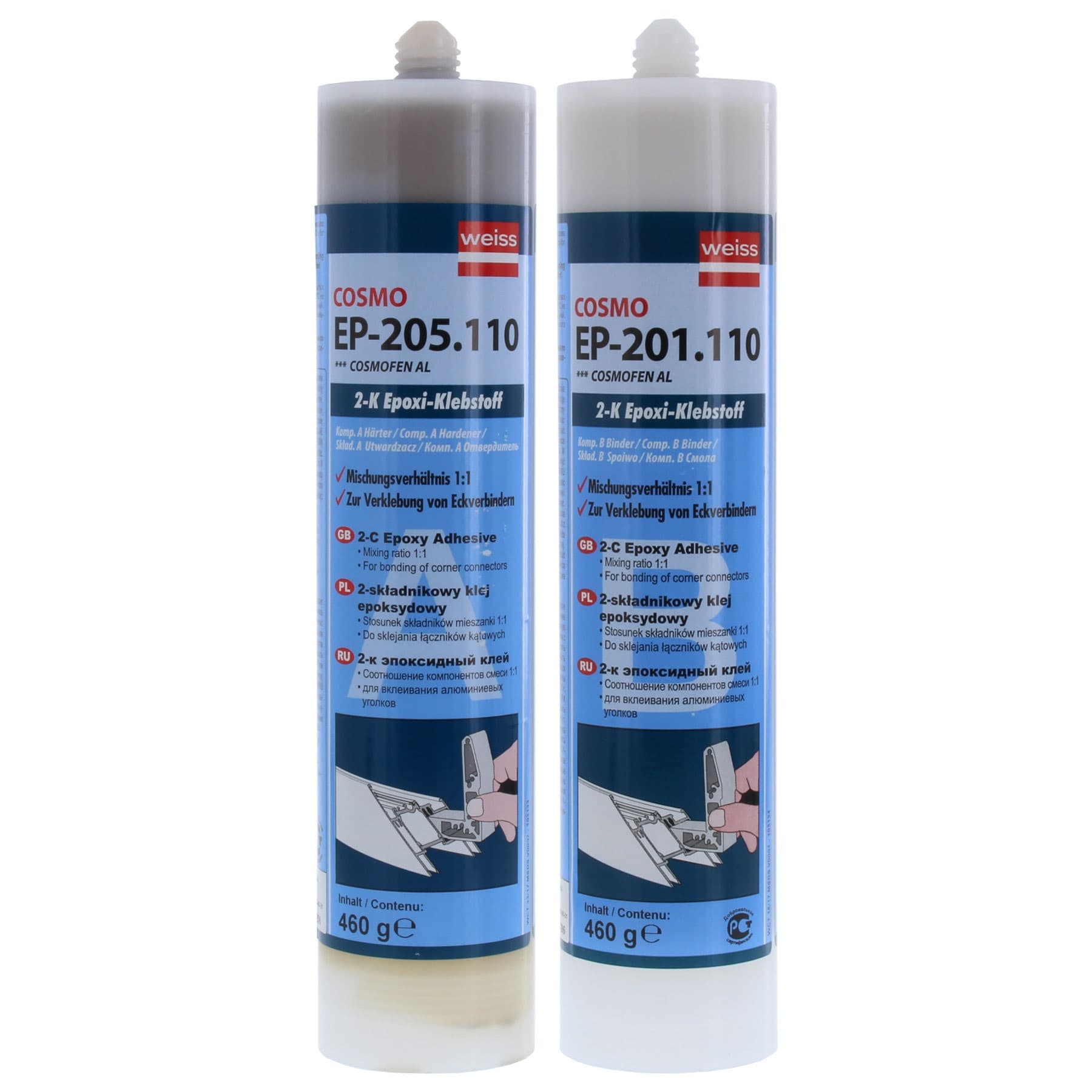 COSMO 2K-Epoxy Klebstoff EP-200.110 KTU895, Flasche