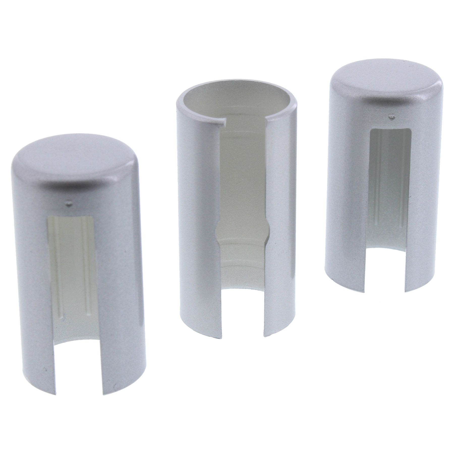 Simonswerk BAKA Zierhülsen Satz Nr. 10 matt verchromt, Zylinder, Aluminium