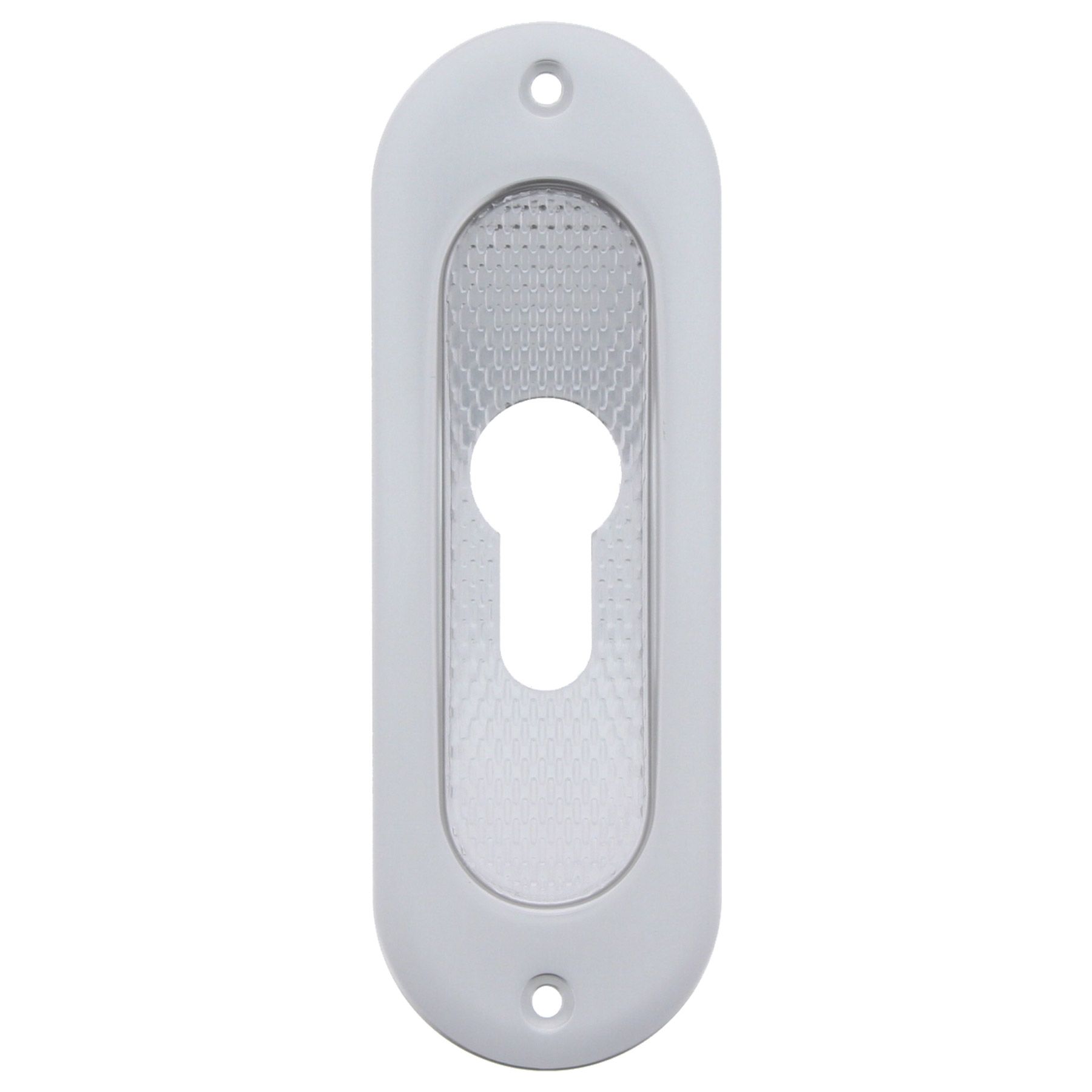 FSB Einlassmuschel Schiebetürmuschel 4212 F1 Silber PZ (Profilzylinder), Griff