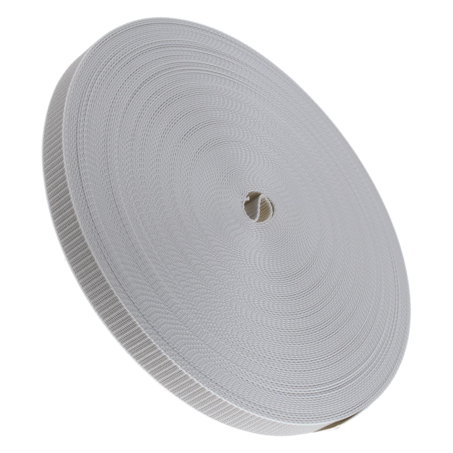 Rolladengurt Duo Breite 23 mm Farbe Grau/Beige Rolle a 50 m, Teller