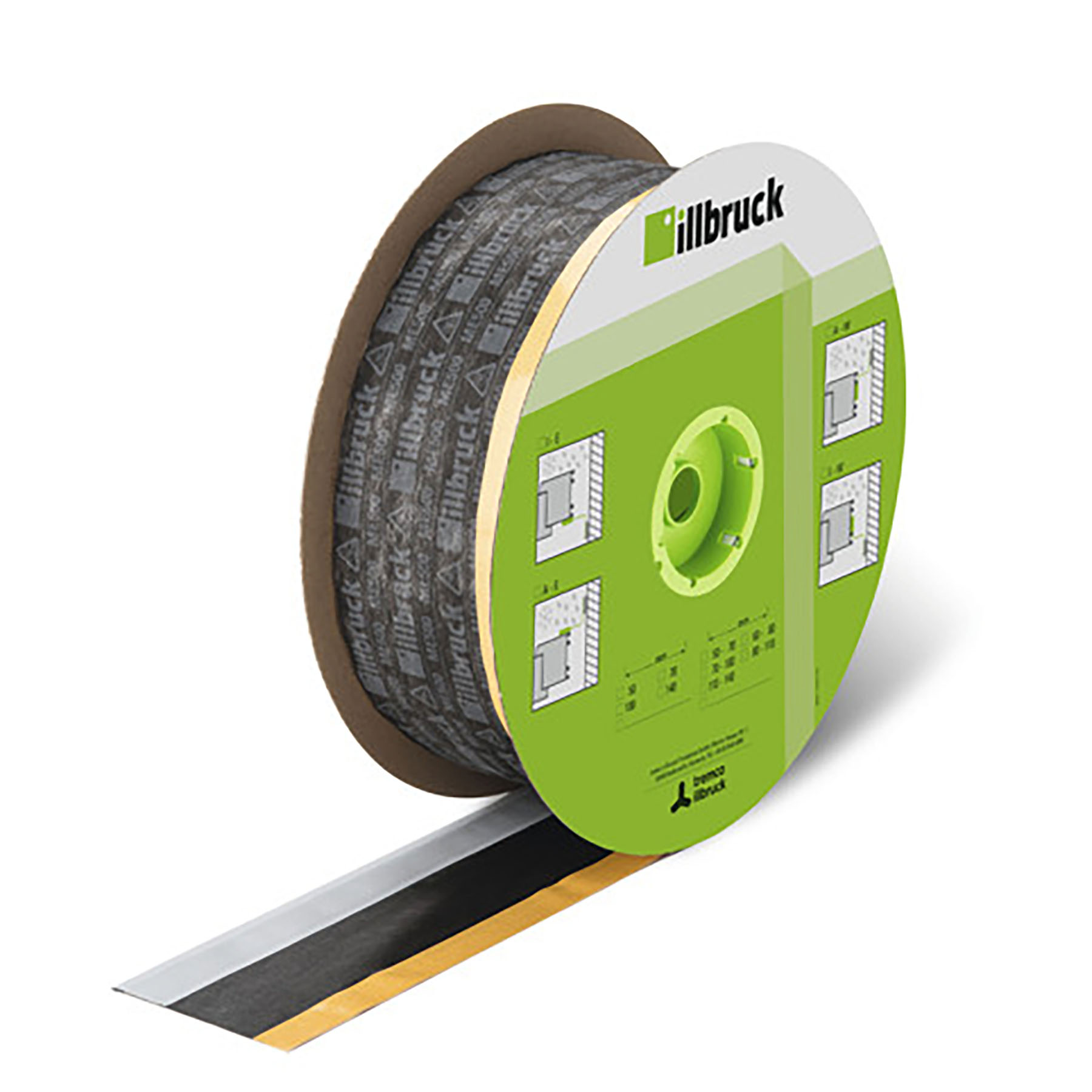 illbruck TwinAktiv ME500 EW100 70m/RL 1RL/KTN mit Butyl, Band