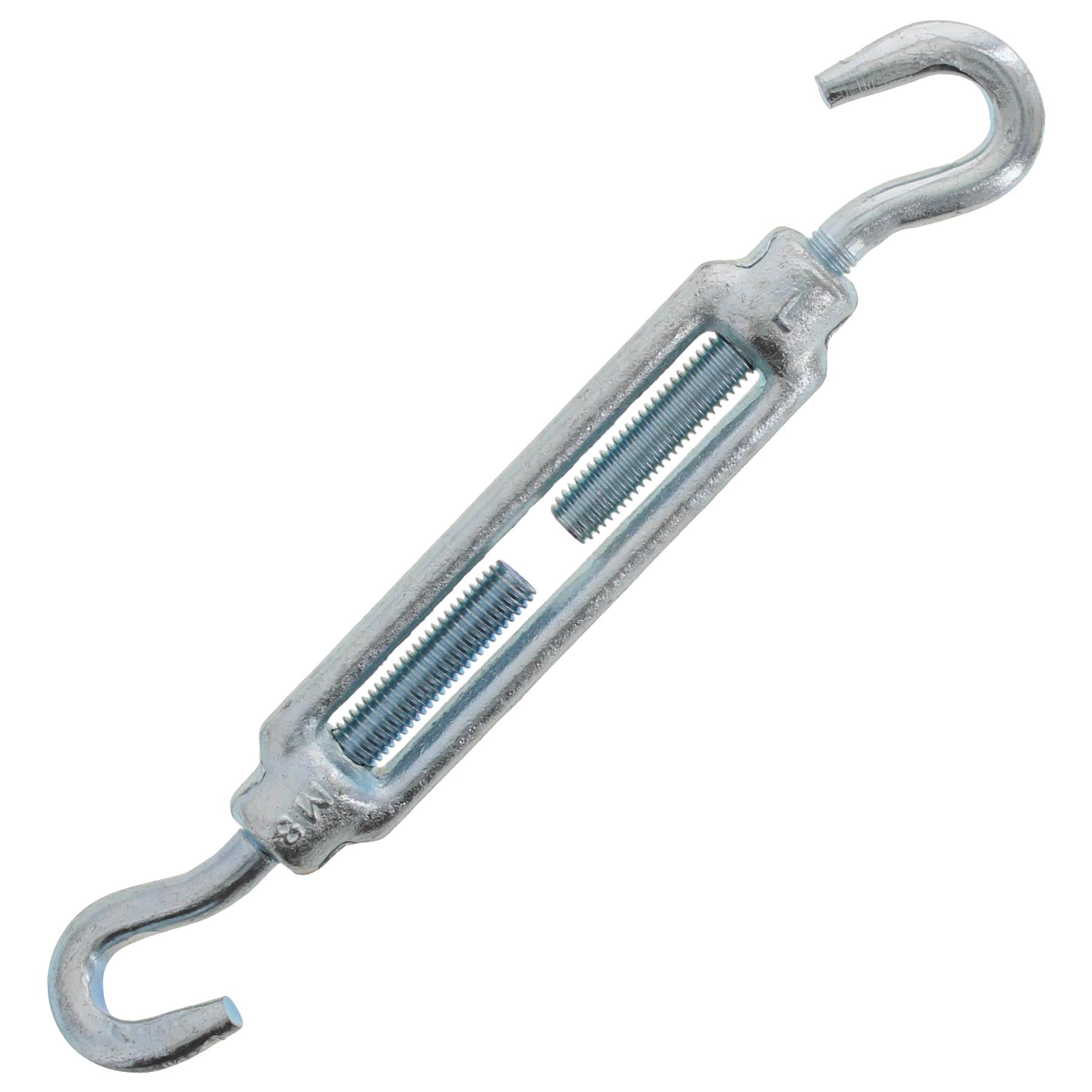 ToniTec Spannschloss Stahl verzinkt DIN 1480 8mm, Elektronik, Hardware, Rauchrohr, Haken