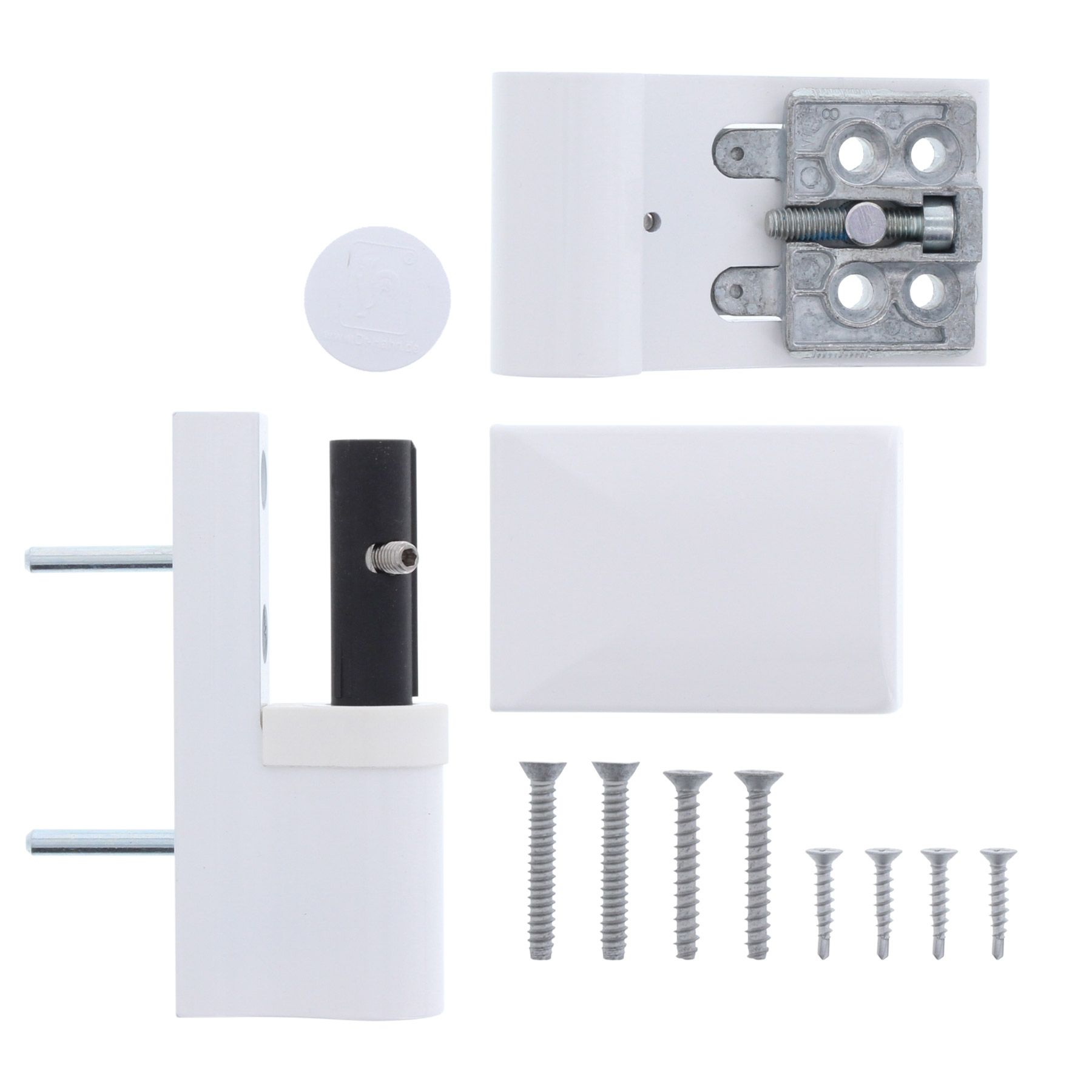 Dr. Hahn Türband KT-N 6R P480G0000 Aufdeck 18-23 mm weiß RAL9016, Maschine, Schraube