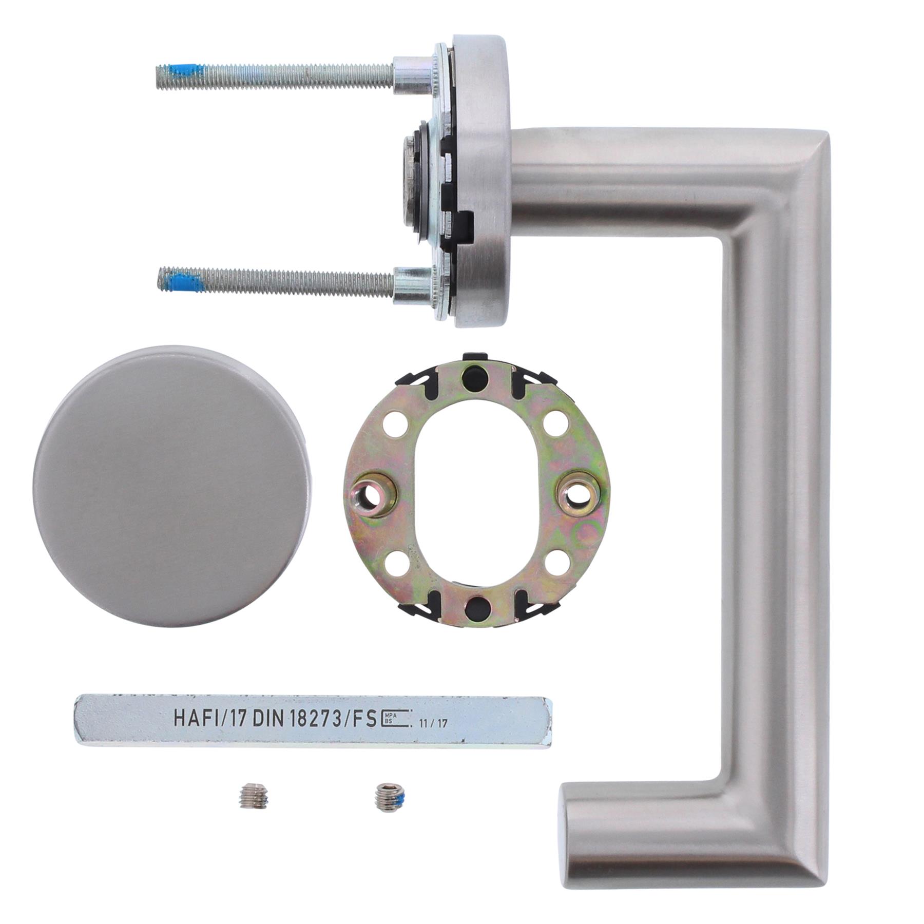 HAFI Antipanik-Standflügelgarnitur 224 BL 46-59 mm ES Edelstahl matt 22431003V13, Badezimmer, Drinnen, Zimmer, Duscharmatur