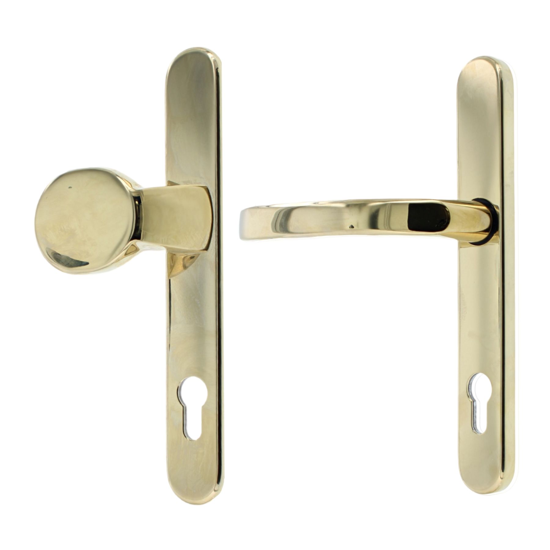 greenteQ Schmalrahmenwechselgarnitur DG58.AL.SSWK PZ 92, Griff