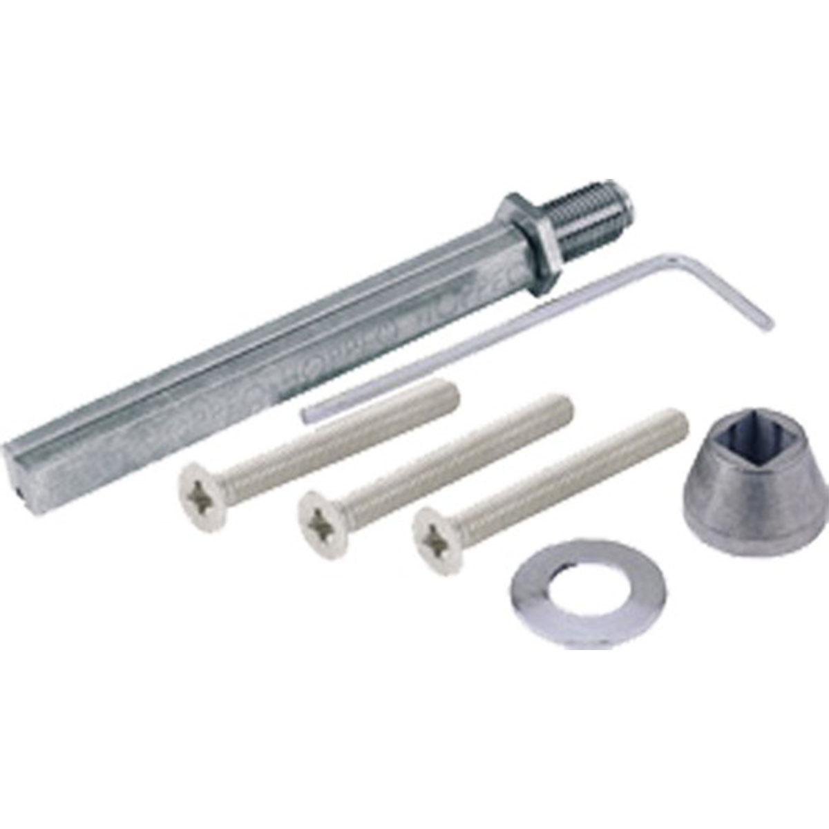 HOPPE Befestigungsset Schutzgarnituren 8+10mm für Wechselgarnituren KN/DR 72-77 mm 10 mm, Maschine, Schraube, Maschine, Schraube, Maschine, Schraube, Maschine, Schraube, Maschine, Schraube, Maschine, Schraube, Maschine, Schraube