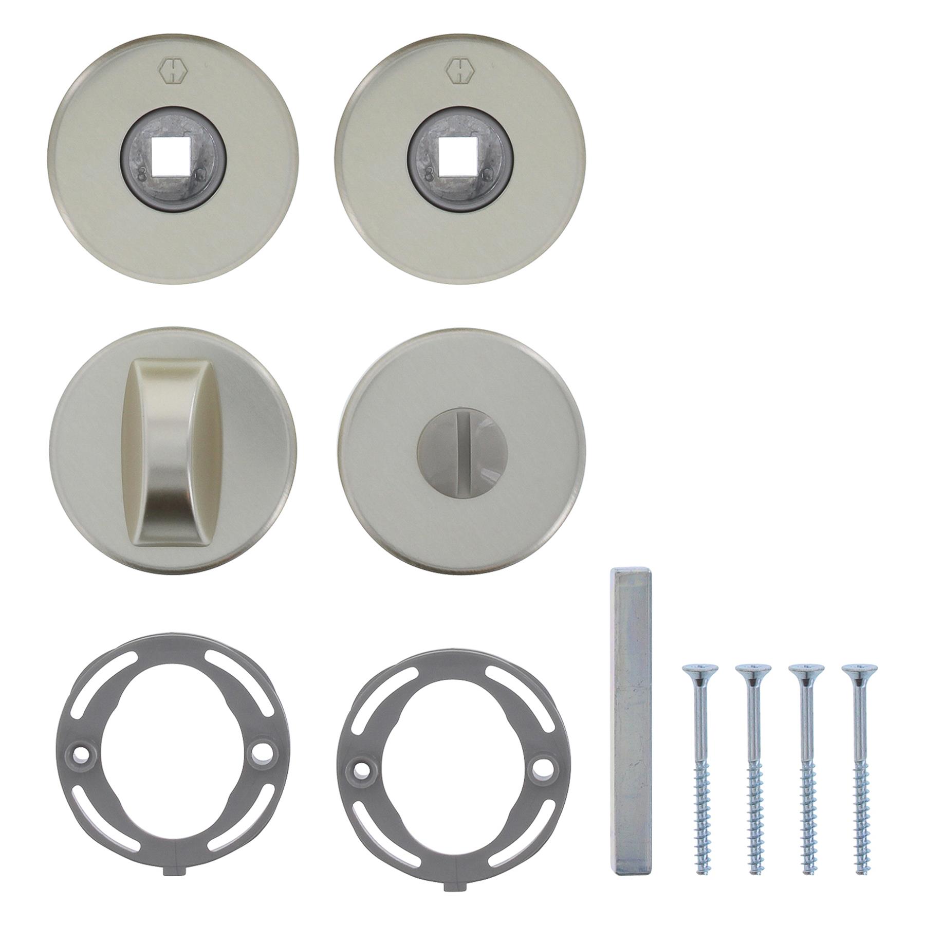 HOPPE Garnitur Rosette Tokyo 1710/42KV/KVS WC Serie F2 Serie Tokyo 2805654, Maschine