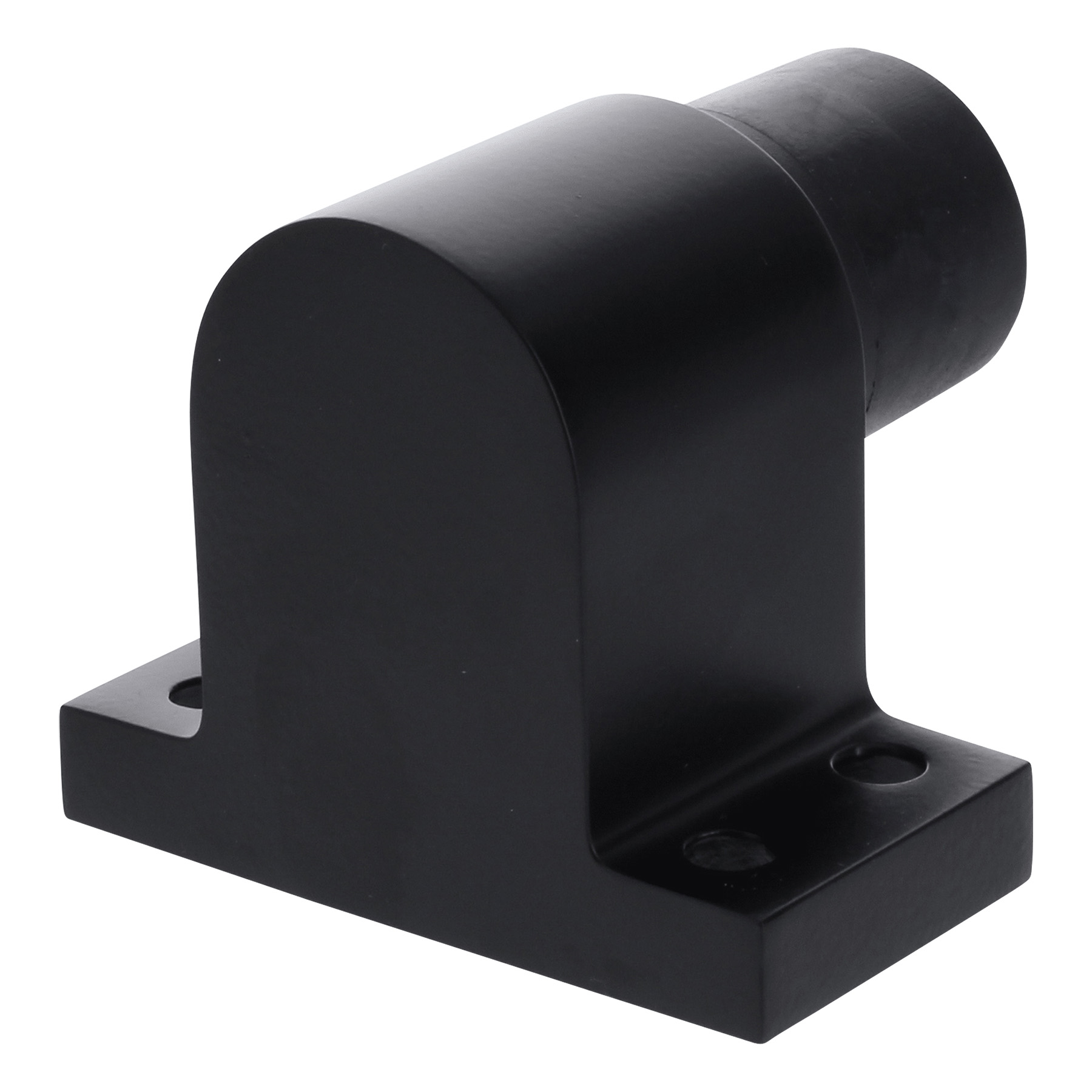 BLACK BEAUTY KWS Türstopper 2024 Türpuffer zum Aufschrauben ohne Haken schwarz (RAL 9005), Postfach, Postfach