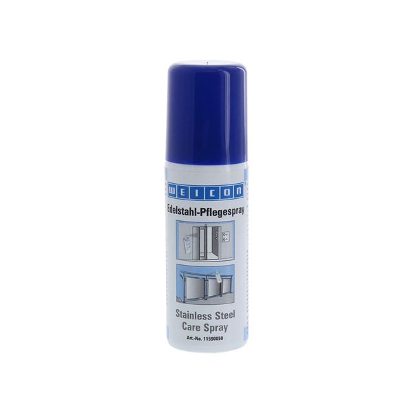 WEICON Edelstahlpflege-Spray Edelstahl Reiniger 50 ml inklusive ToniTec® Microfasertuch