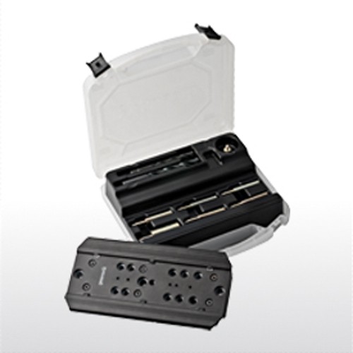 [BA] greenteQ Bohrlehre Bohrlehrensatz für Drückergarnituren Schmalrahmengarnituren