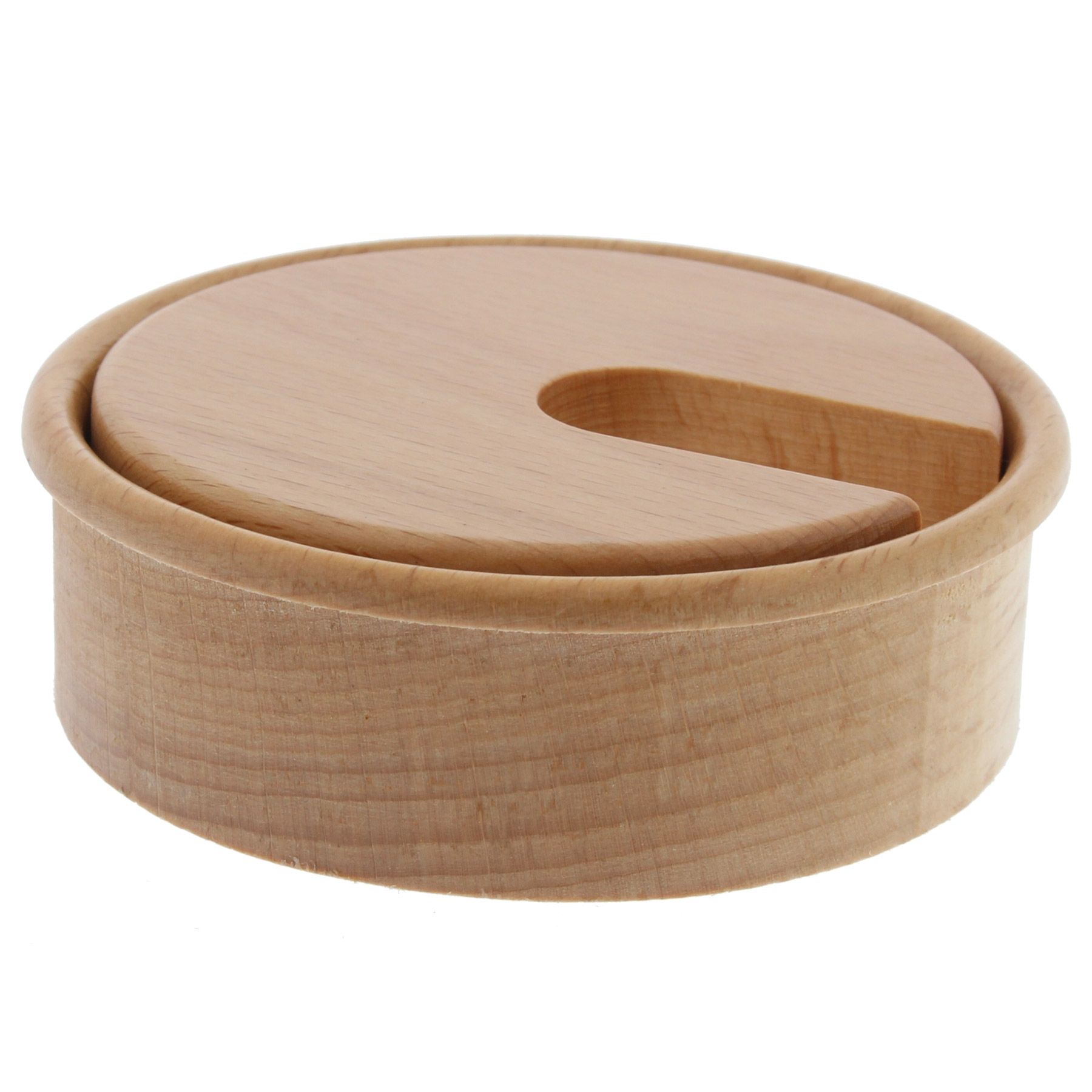ToniTec Kabeldurchführung Kabeldurchlass Kabeldose Holz 80mm Buche lackiert, Holz, Sperrholz, Mobiliar, Tabelle