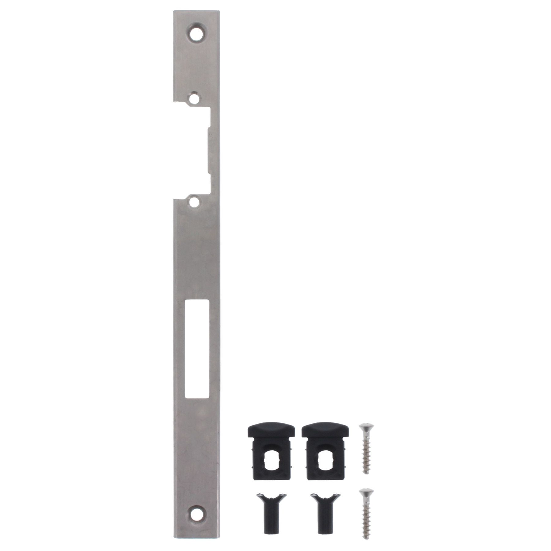 BKS Schließblech U-Stulp 5 x 24 mm B 9000 1215 DIN Rechts Edelstahl matt, Maschine, Schraube, Klammer