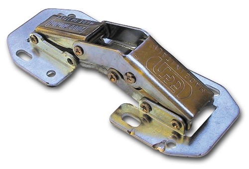 Gelenkscharnier EASY ON SCHARNIER mit FEDER verzinkt, Klinge, Rasiermesser, Waffe