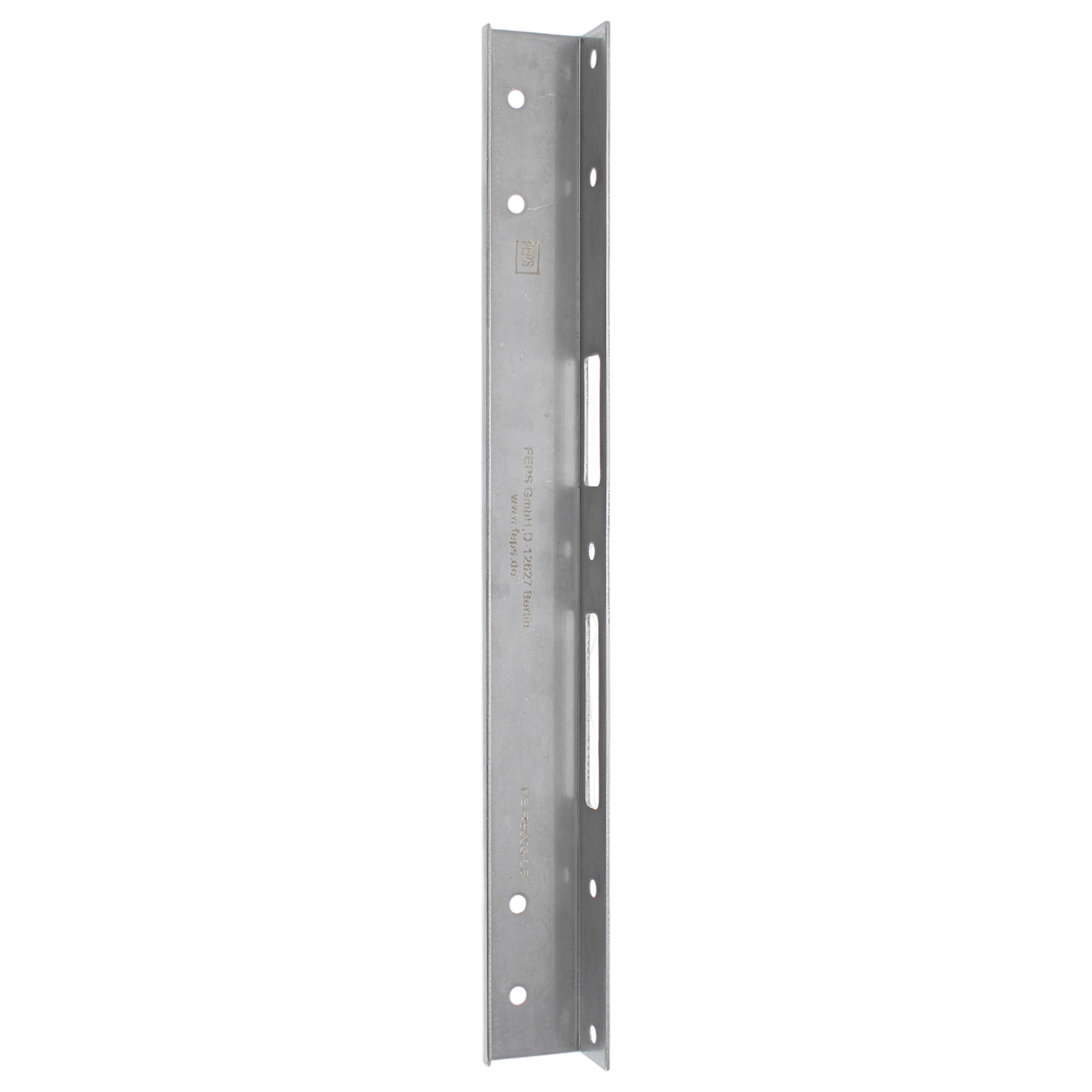 FEPS Lock Winkelschließblech FE-RS005-LS für Reparatur Stahlzarge 33x2,5x3,6x0,85 cm Edelstahl gebürstet DIN links, Aluminium