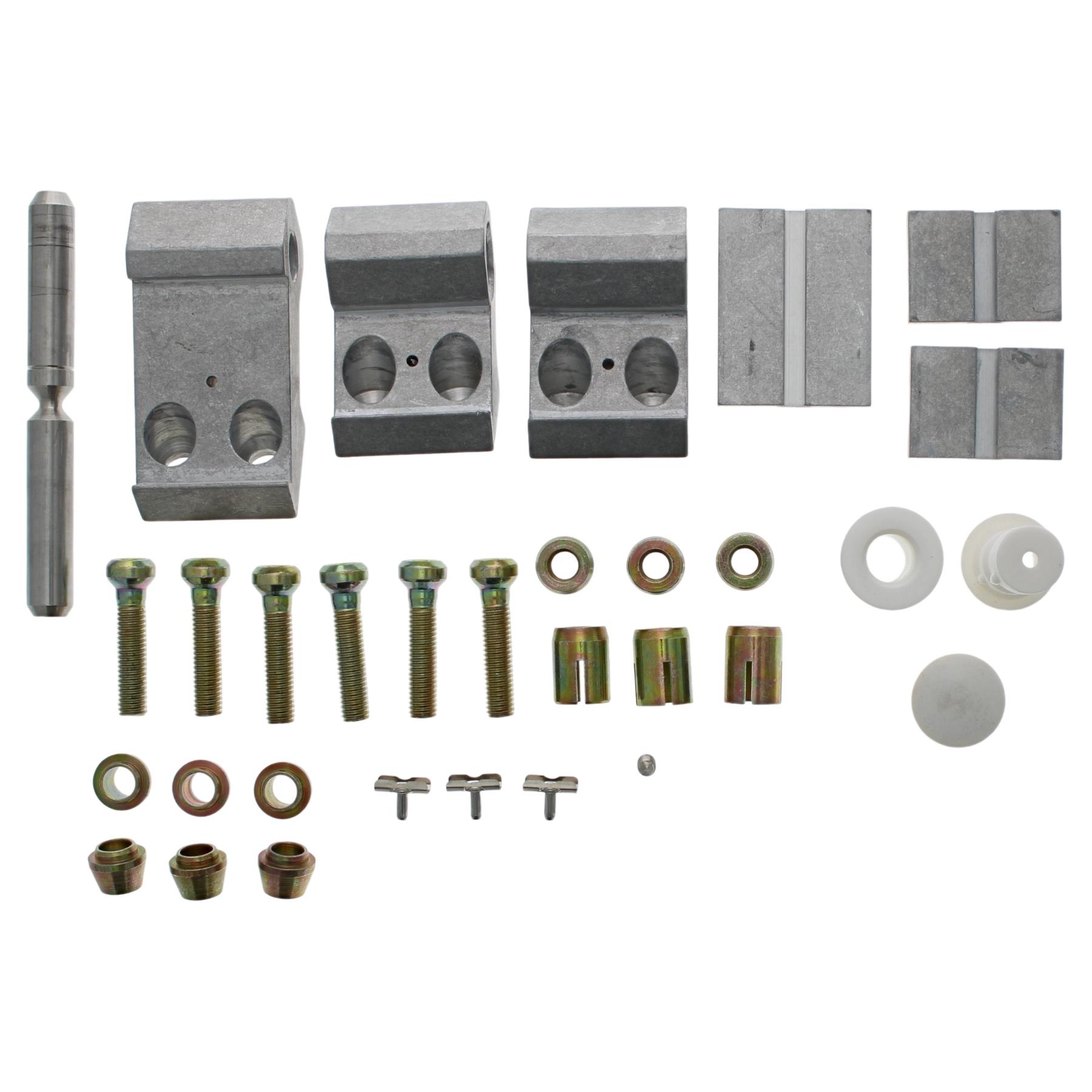 Dr. Hahn Alu-Türband 3-teilig Bohrabstand 62,5 mm Drehpunkt 36 mm 177990, Maschine, Schraube