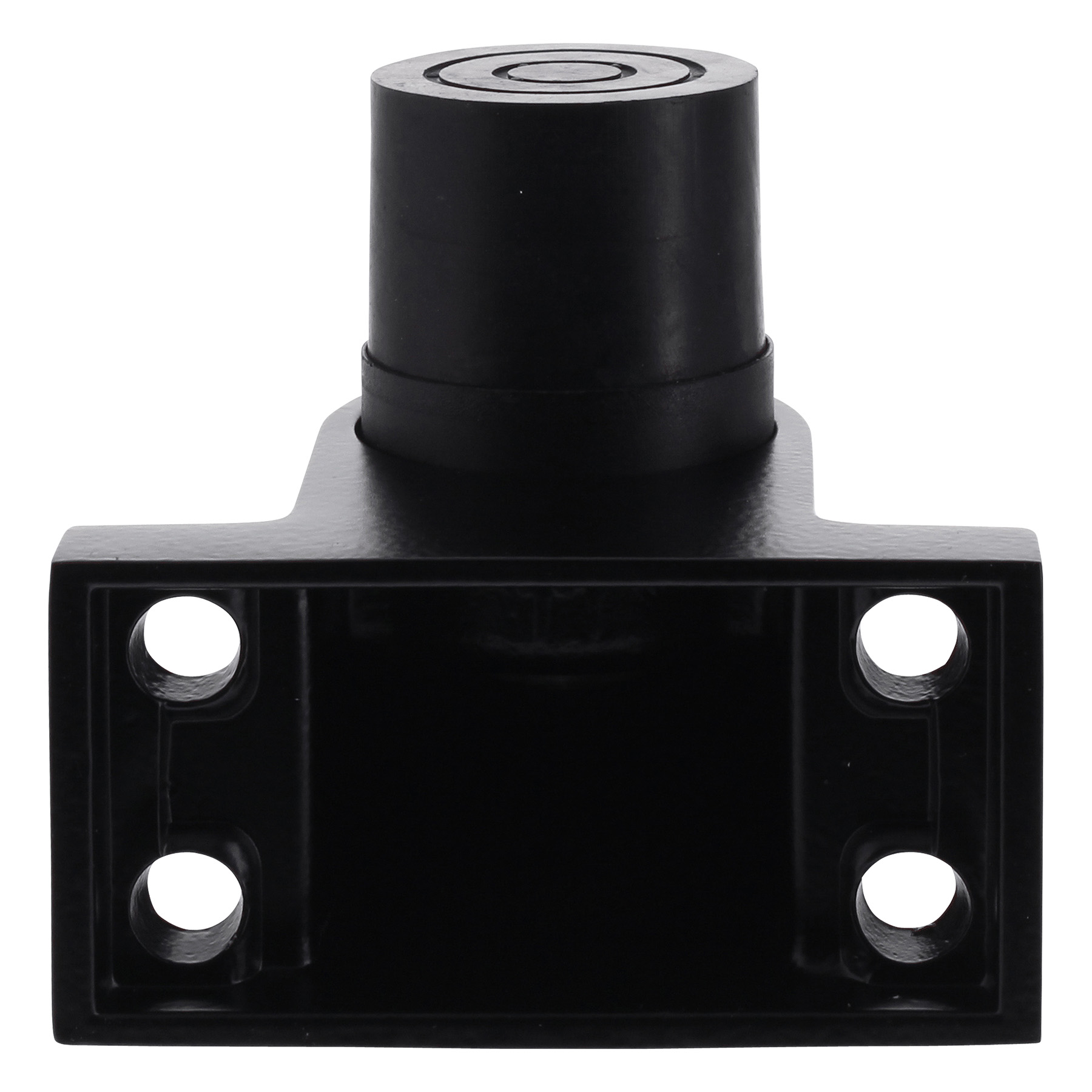 BLACK BEAUTY KWS Türstopper 2024 Türpuffer zum Aufschrauben ohne Haken schwarz (RAL 9005)
