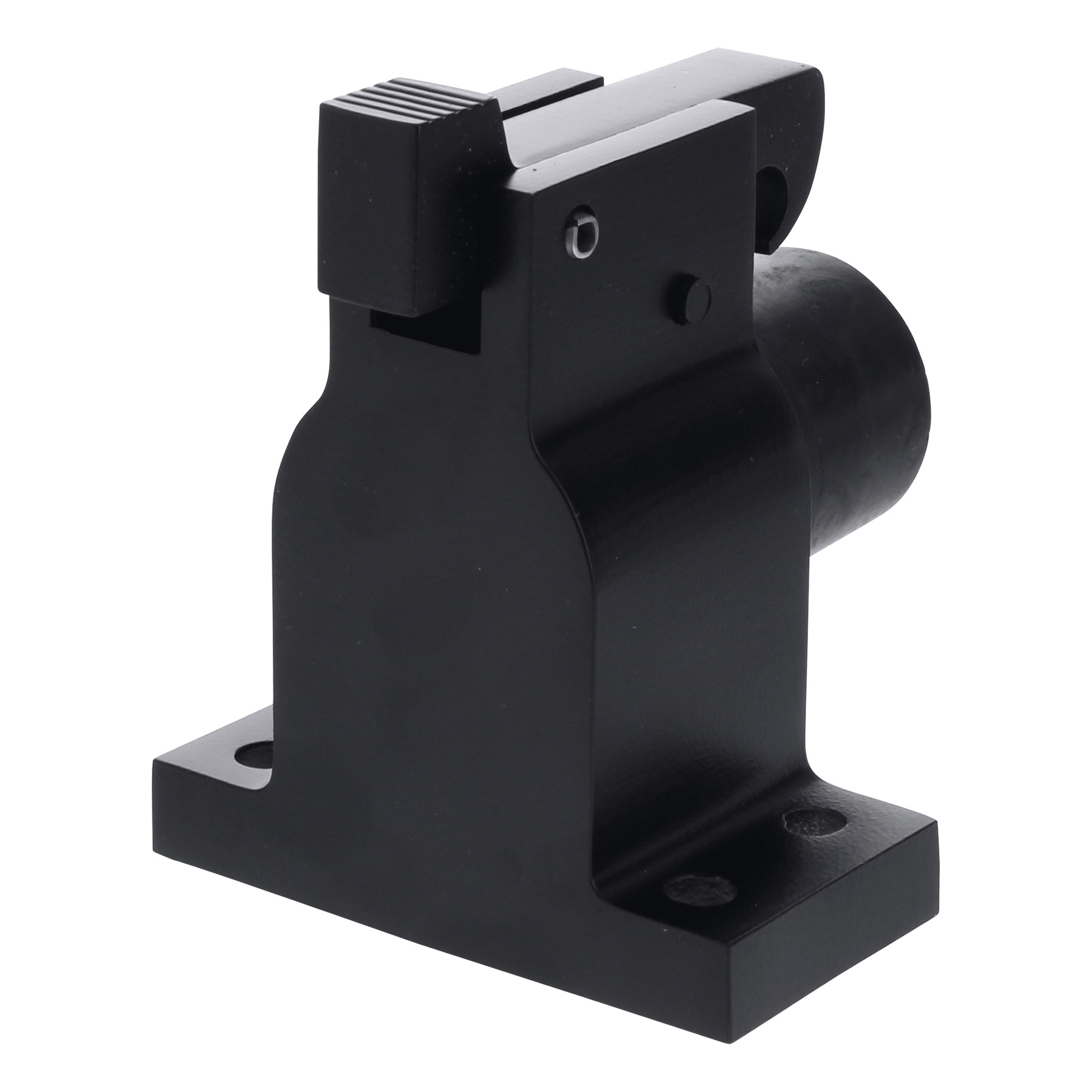 BLACK BEAUTY KWS Türstopper 1010 Türfeststeller zum Anschrauben mit Fanghaken schwarz (RAL 9005), Gerät, Gerät