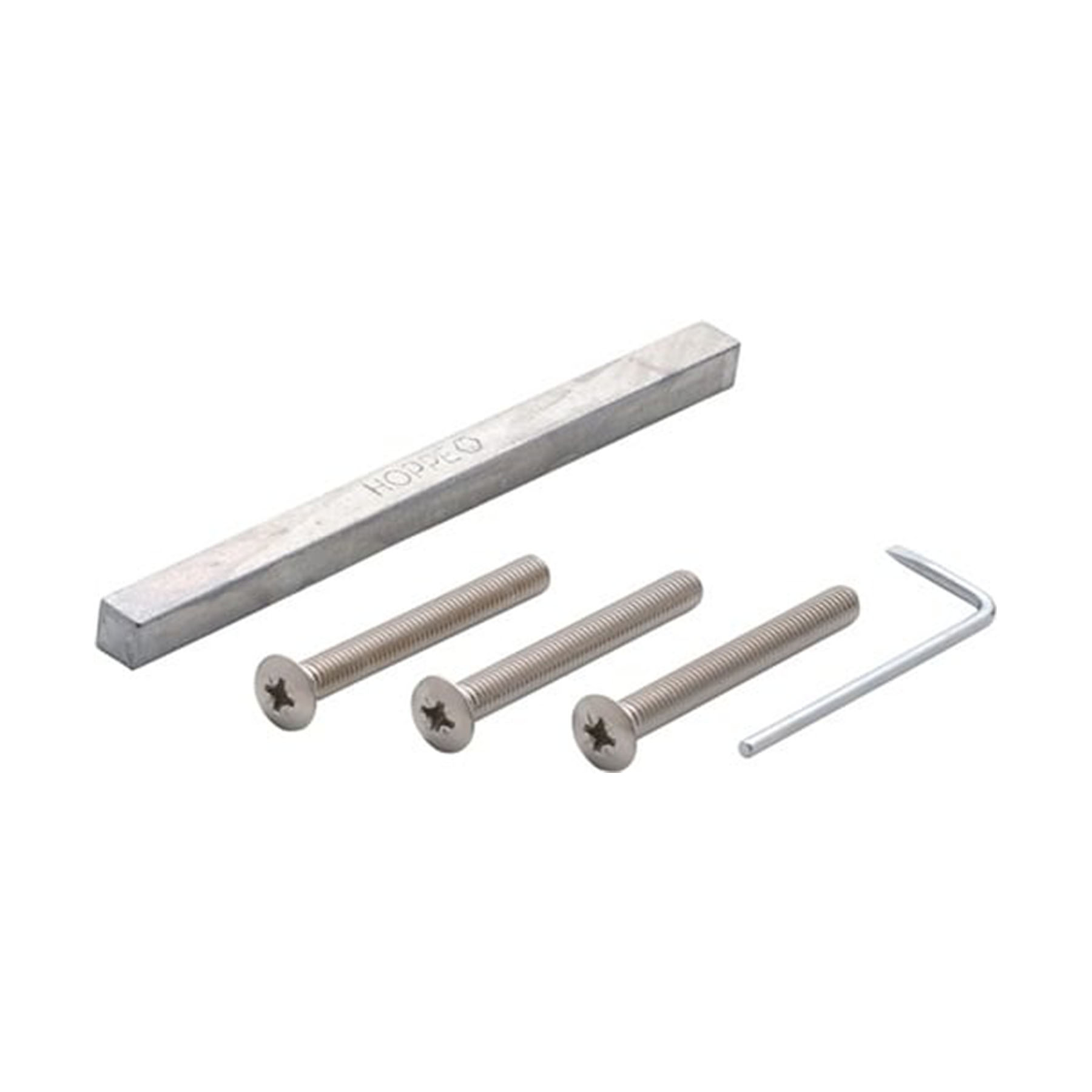 HOPPE Befestigungs-Set M6 GR/GR sichtbar 8 mm 3690246, Maschine, Schraube