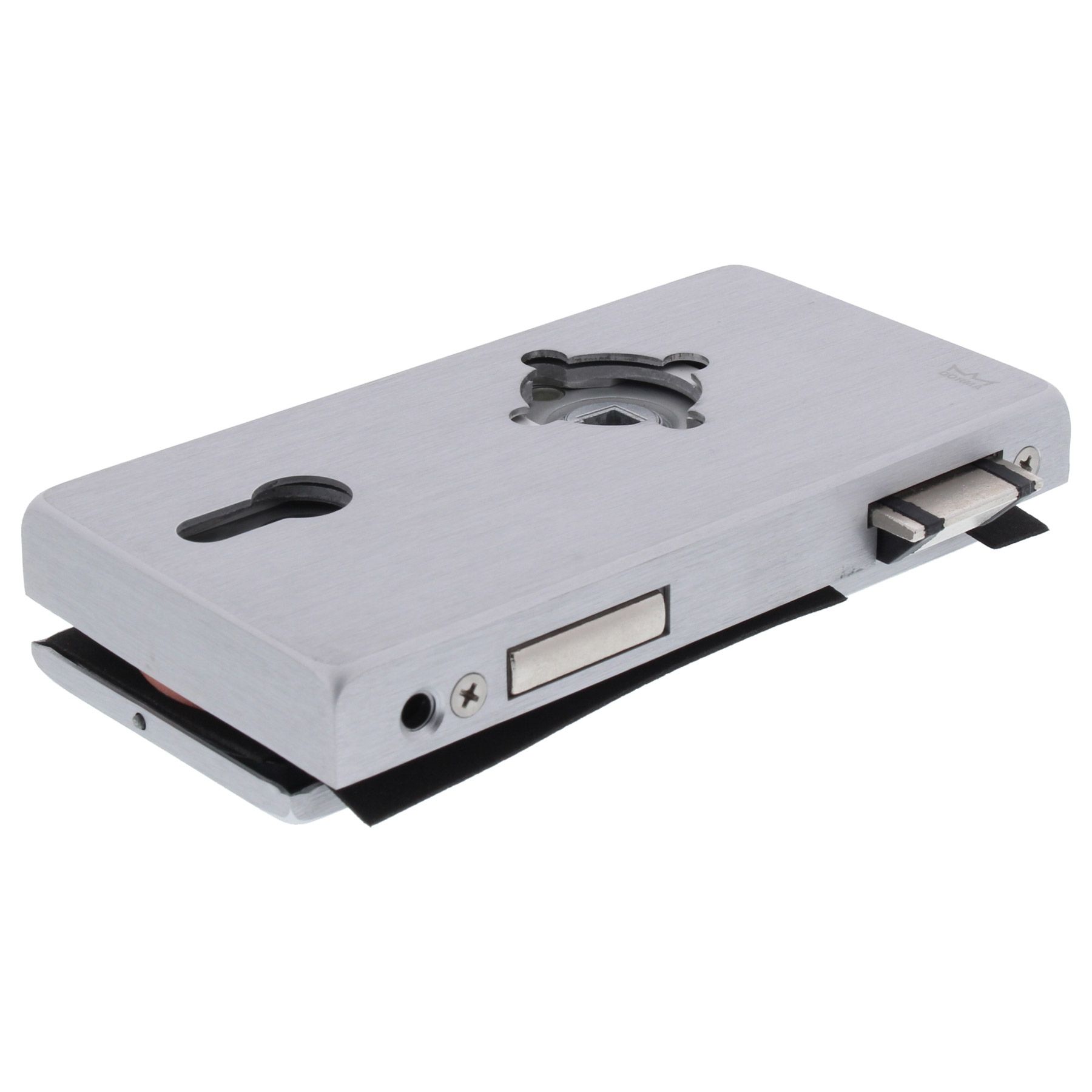 DORMA Glastürschloss Junior Office Classic PZ LM TS 8-12 mm links EV1 eloxiert, Adapter, Elektronik, Postfach, Computerausrüstung