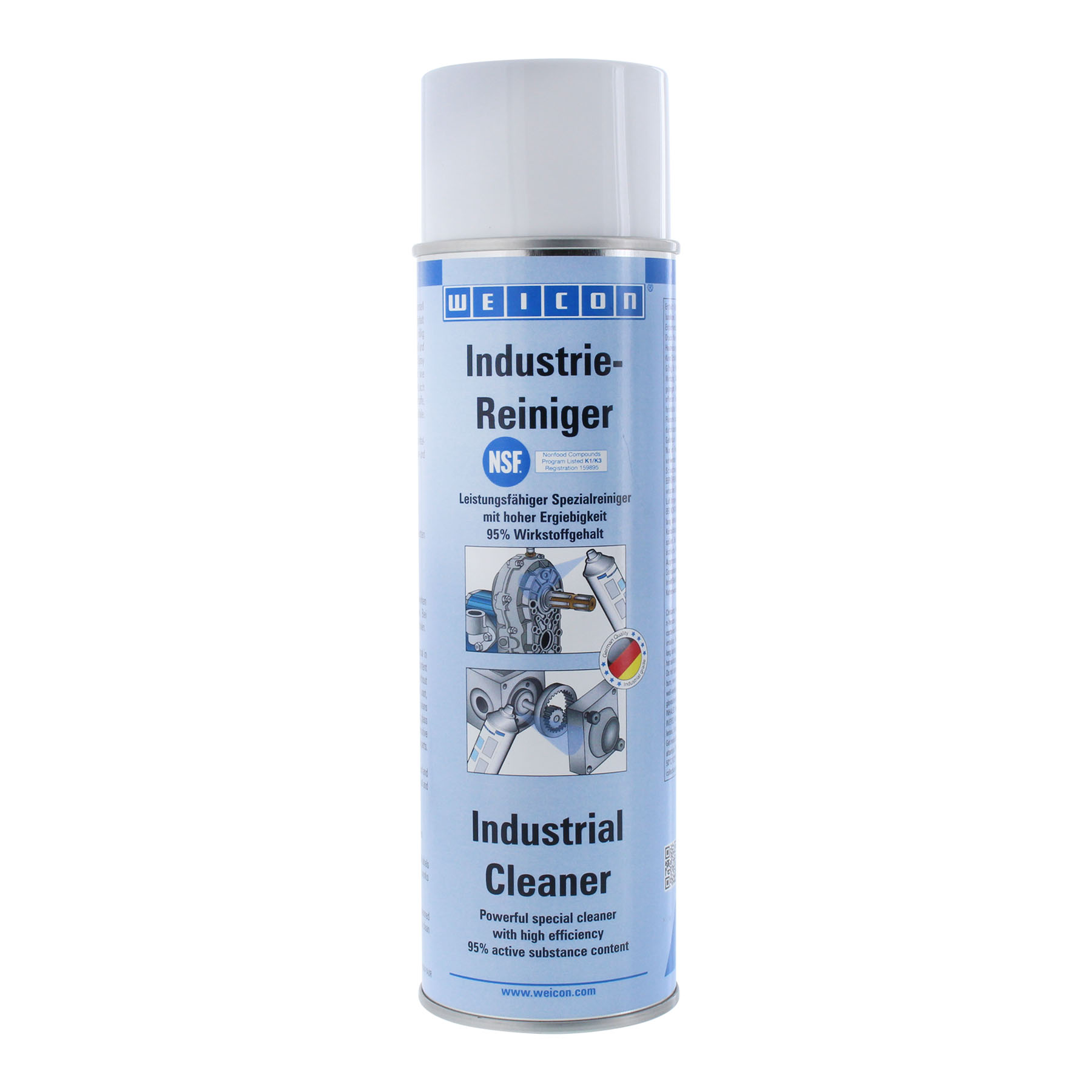 WEICON Industrie-Reiniger 500 ml universal, Kann, Spraydose, Zinn