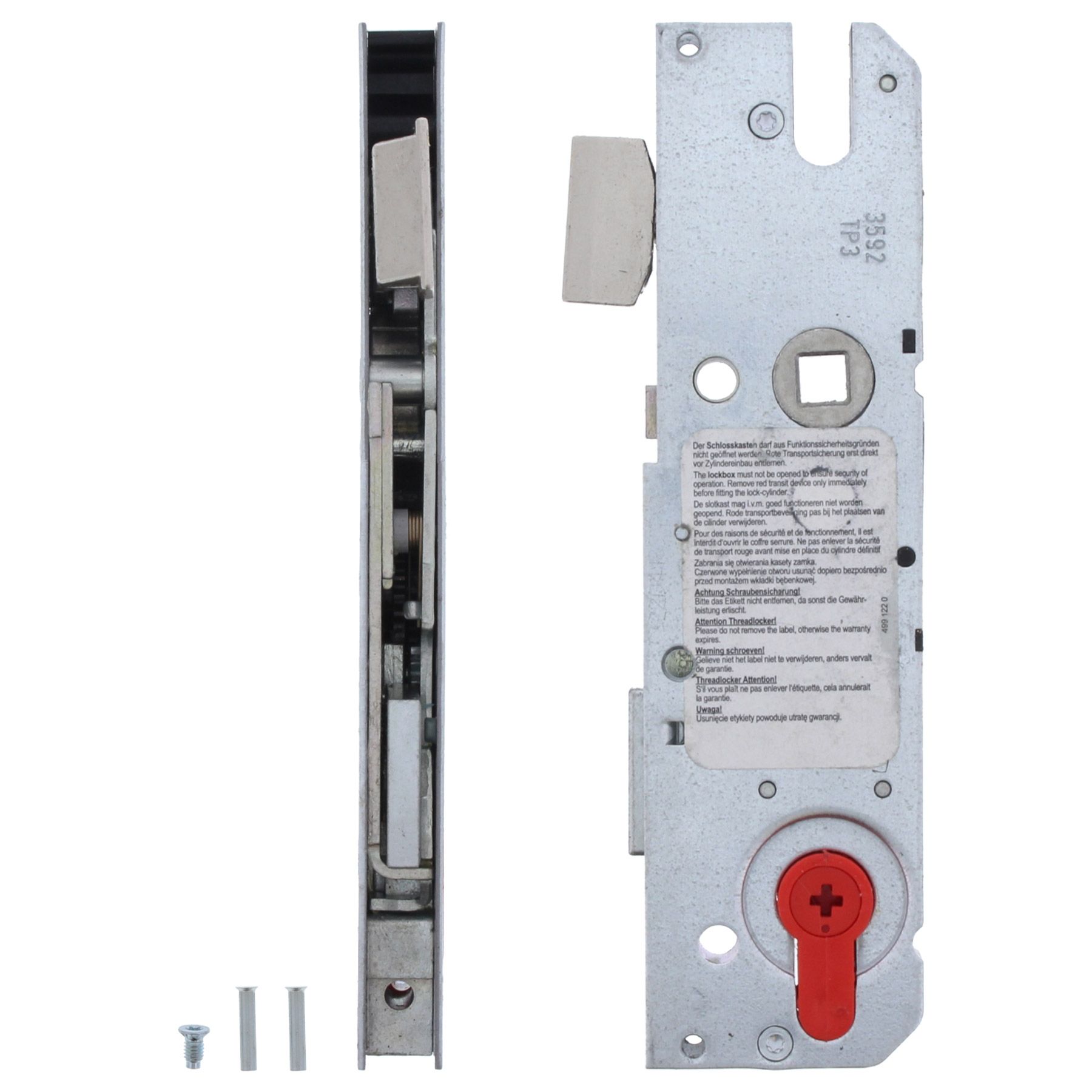 Winkhaus Hauptschloss Reparaturschlosskasten STV-G3 SK TP3 BL 8 mm Vierkant 35 mm 92 mm 8 mm