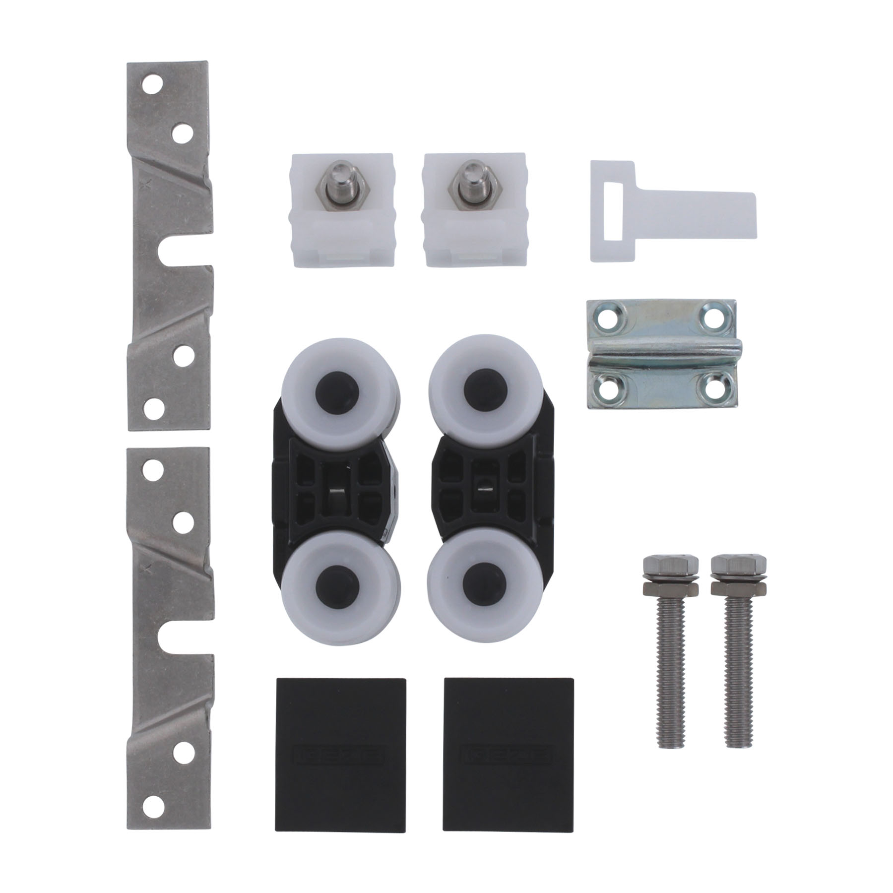 GEZE Perlan 140 KS Zubehör ohne Winkel für Außenbereich, Maschine, Schraube