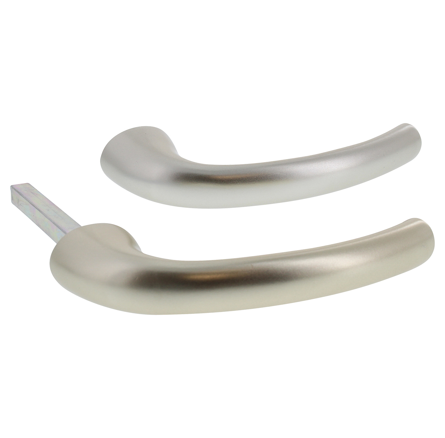 HOPPE Garnitur Rosette Tokyo 1710/42K/42KVS PZ Vierkant 8 mm F2 neusilber eloxiert 2805620, Griff