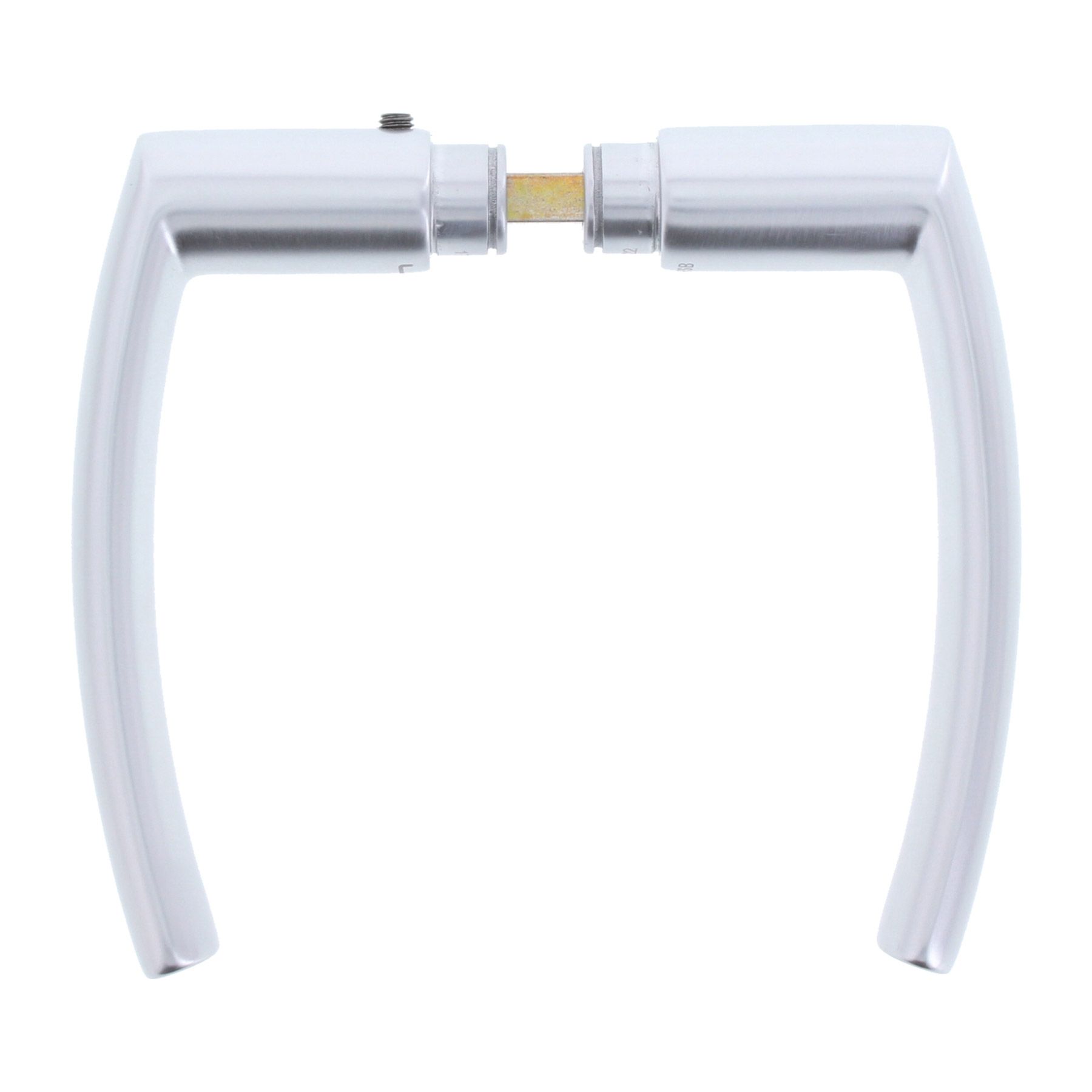 FSB Türdrückerpaar 1107/ 8 mm F1 Aluminium Silber, Griff, Gerät, Fön, Elektrisches Gerät