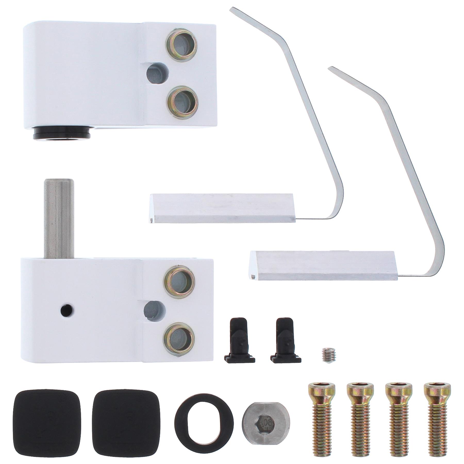 Dr. Hahn Türband 60AT A711 20/84 2-teilig mit Befestigungsplatte RAL 9016 A71160001, Maschine, Schraube