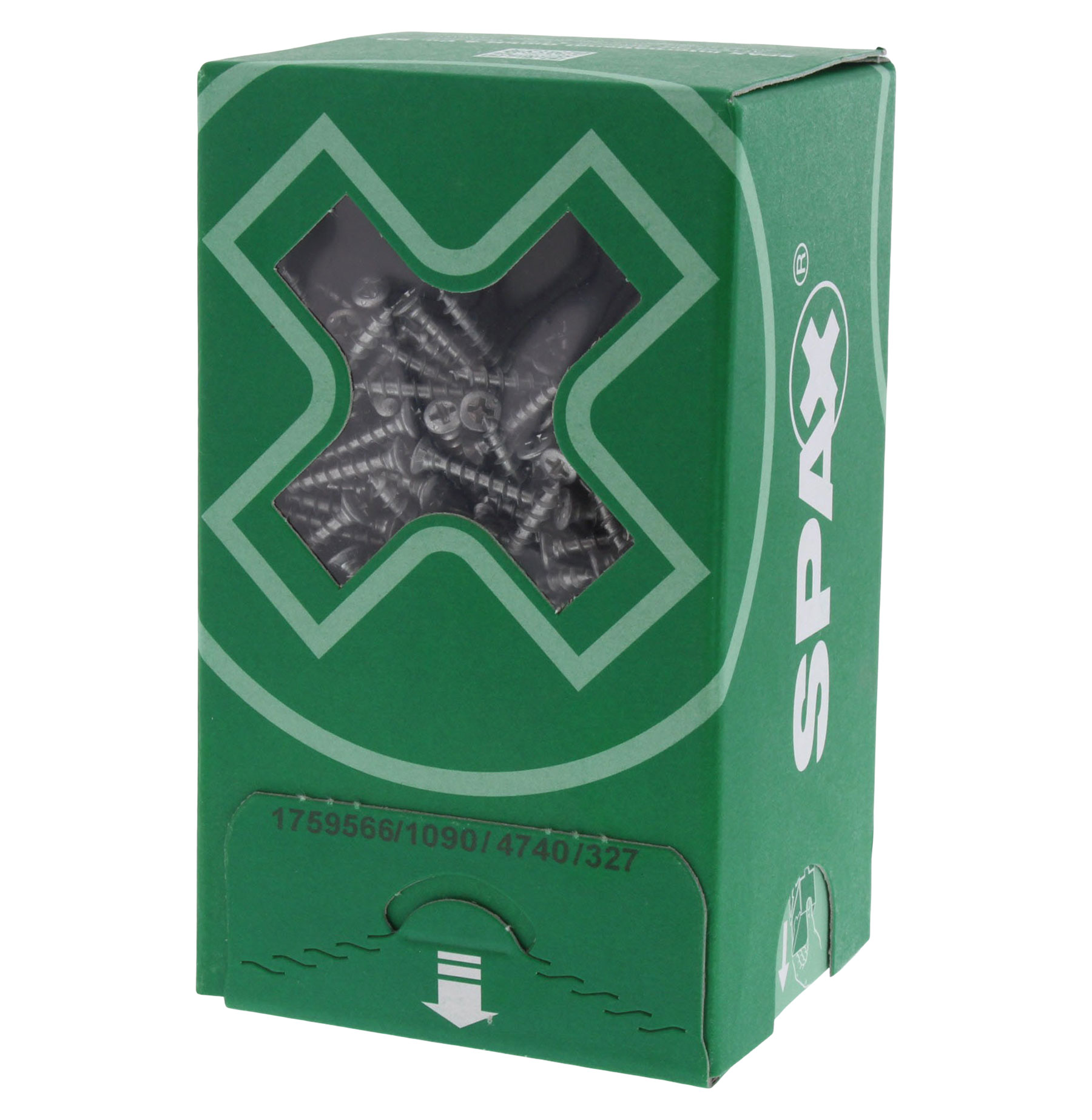 SPAX Kreuzschlitzschrauben 4x25 mm 1000 Stück Fensterbauschrauben mit Linsenkopf, Flasche