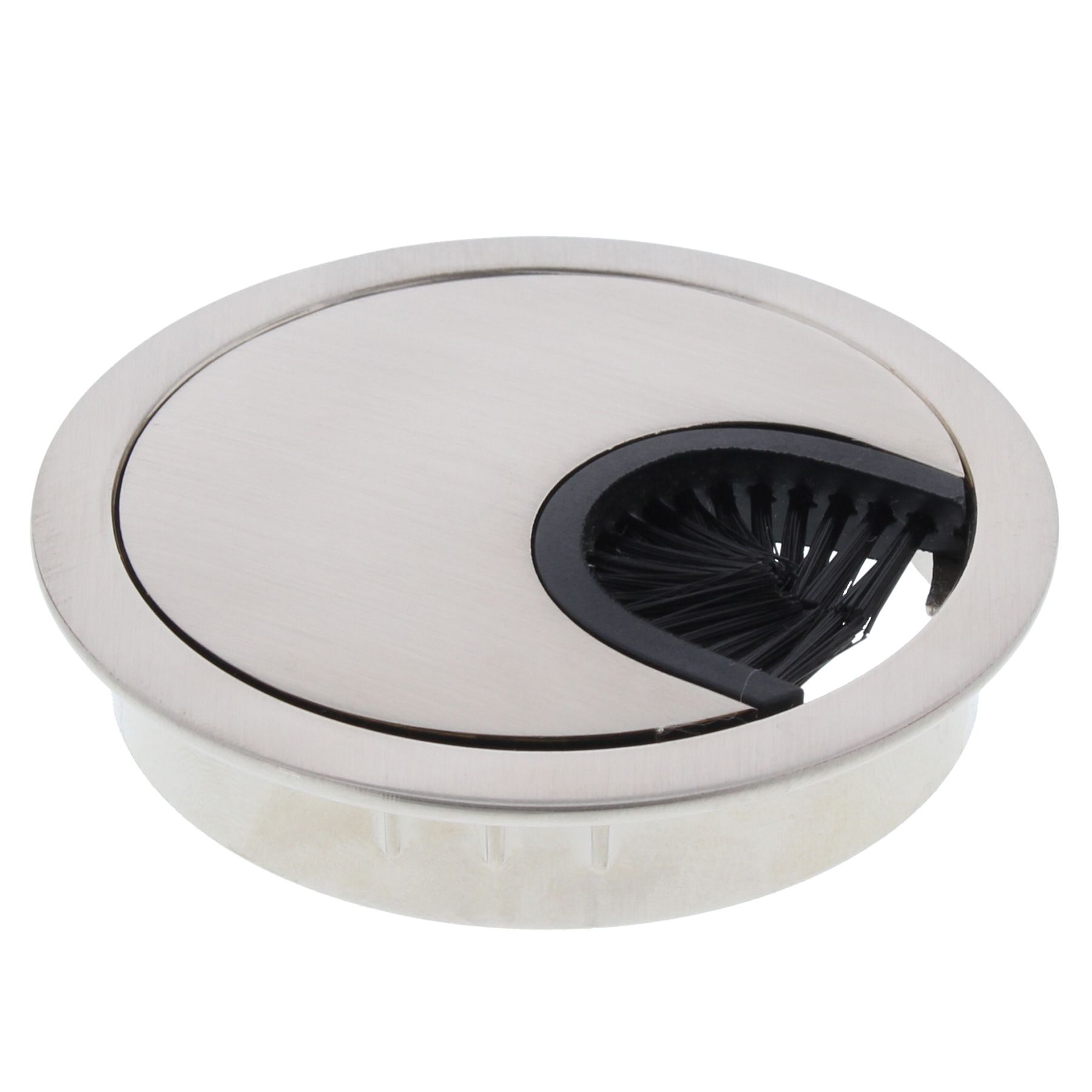 ToniTec Kabeldurchlass Kabeldose Kabeldurchführung Edelstahl Finish 60 mm, Abtropfen lassen