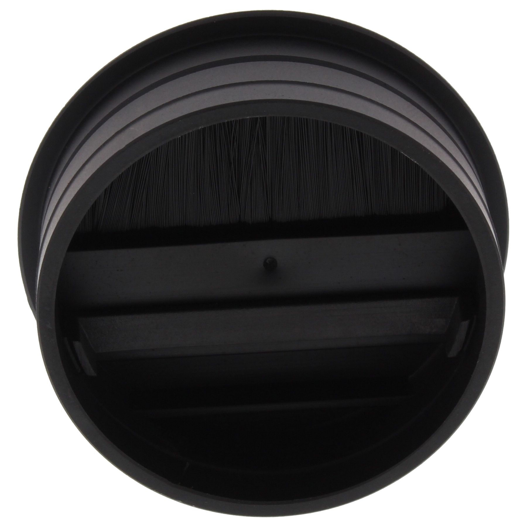 ToniTec Kabeldurchlass Kabeldose Kabeldurchführung Aluminium 60 mm 80 mm 85mm Aluminium-Schwarz eloxiert 80 mm