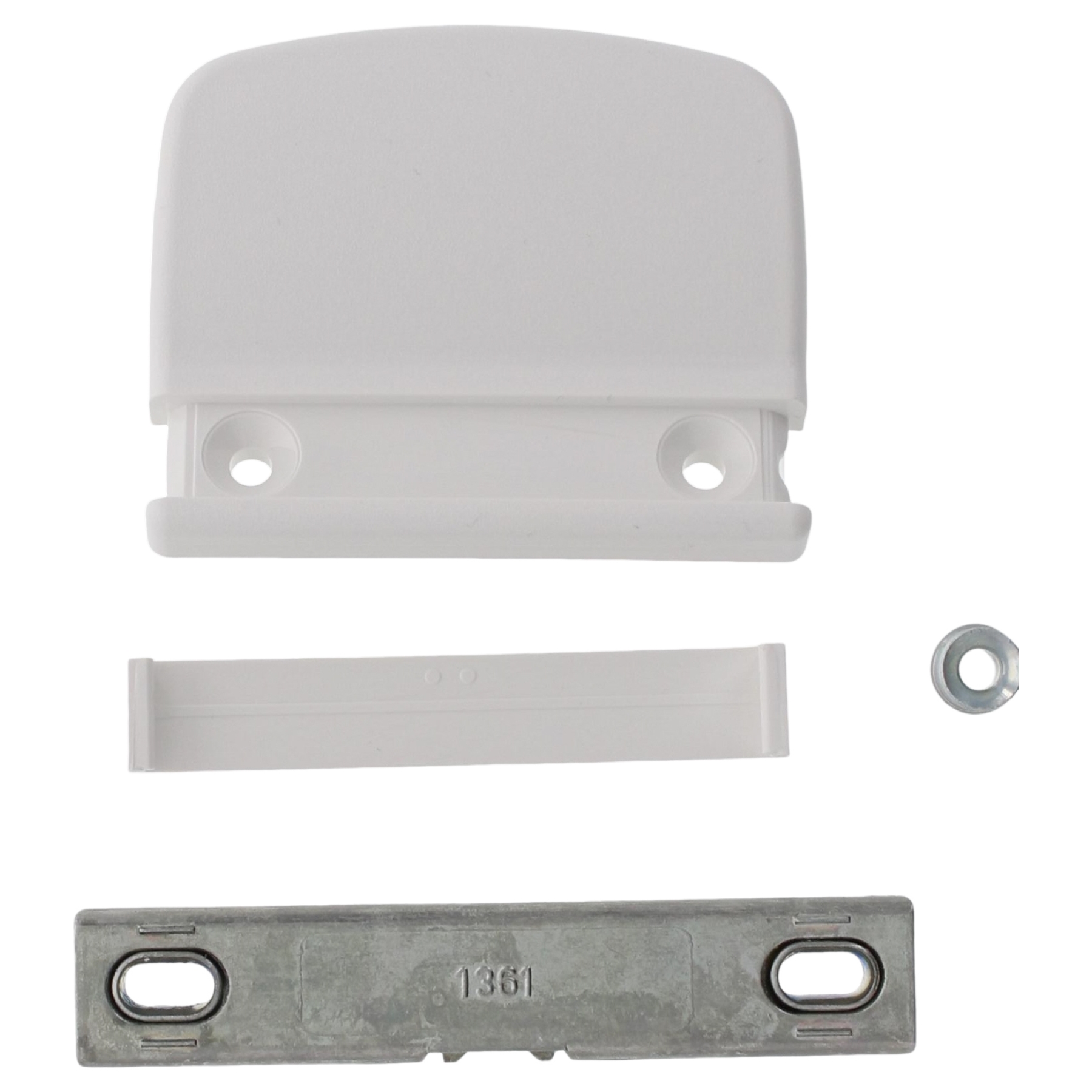 SI SIEGENIA Balkontür Schnäpper A1361 inkl. Hülse und Balkontürgriff