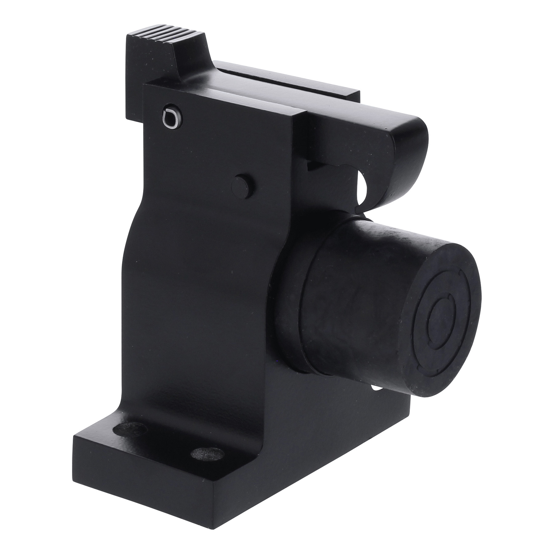 BLACK BEAUTY KWS Türstopper 1010 Türfeststeller zum Anschrauben mit Fanghaken schwarz (RAL 9005)